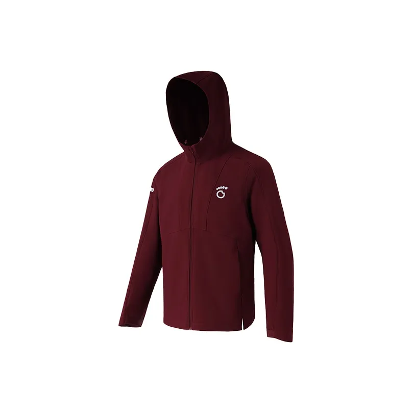 Macondo Windbreaker Jackets Men's Cherry Red Paint