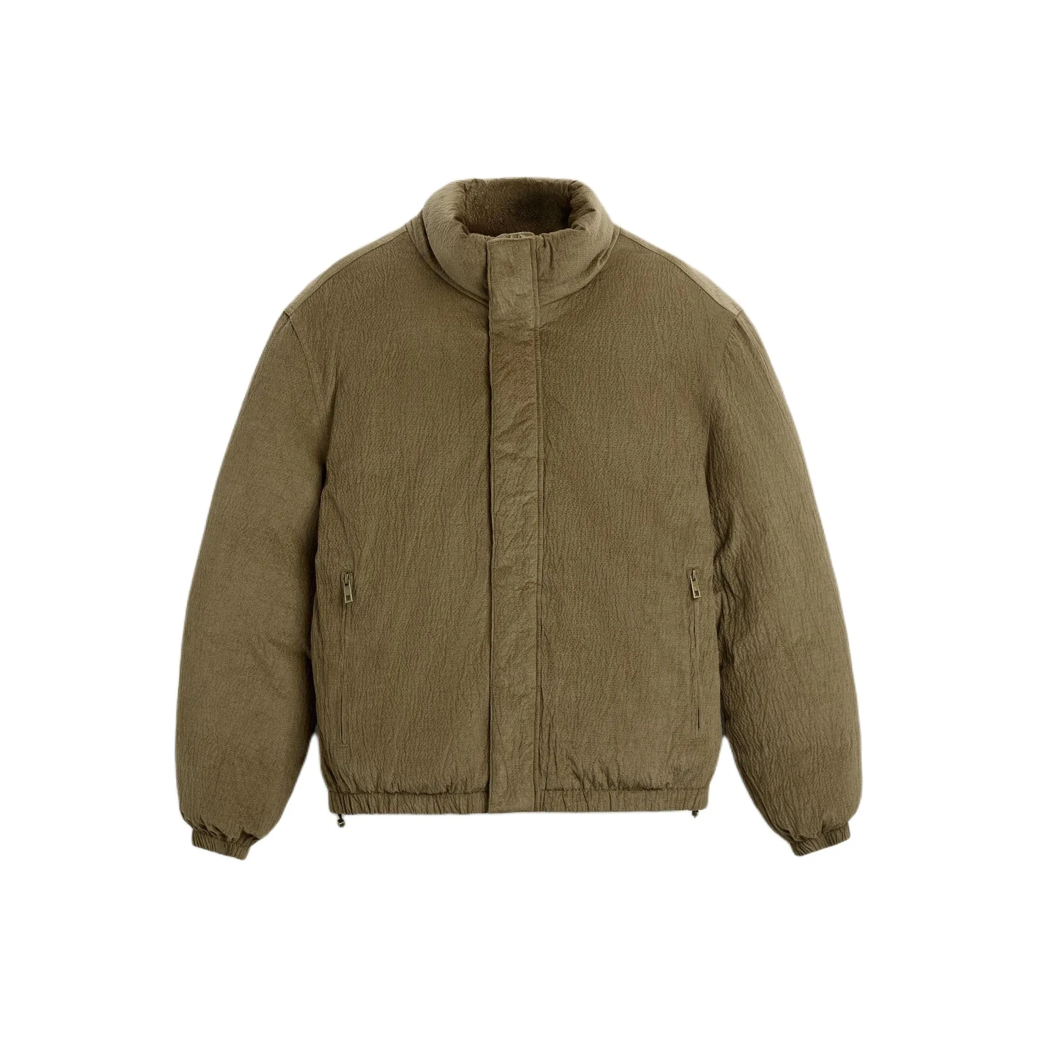 ZARA Пуховик Мужской Темно-хаки