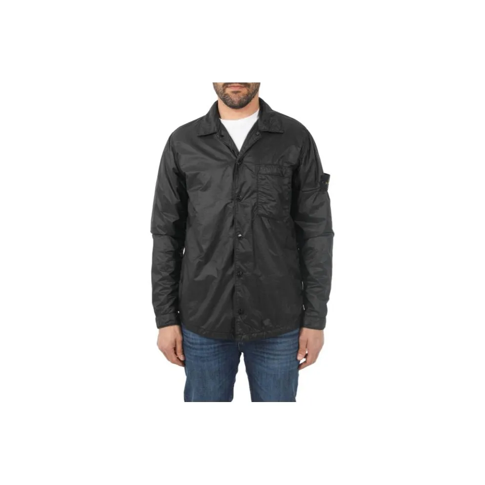 STONE ISLAND Куртка Мужская Черная