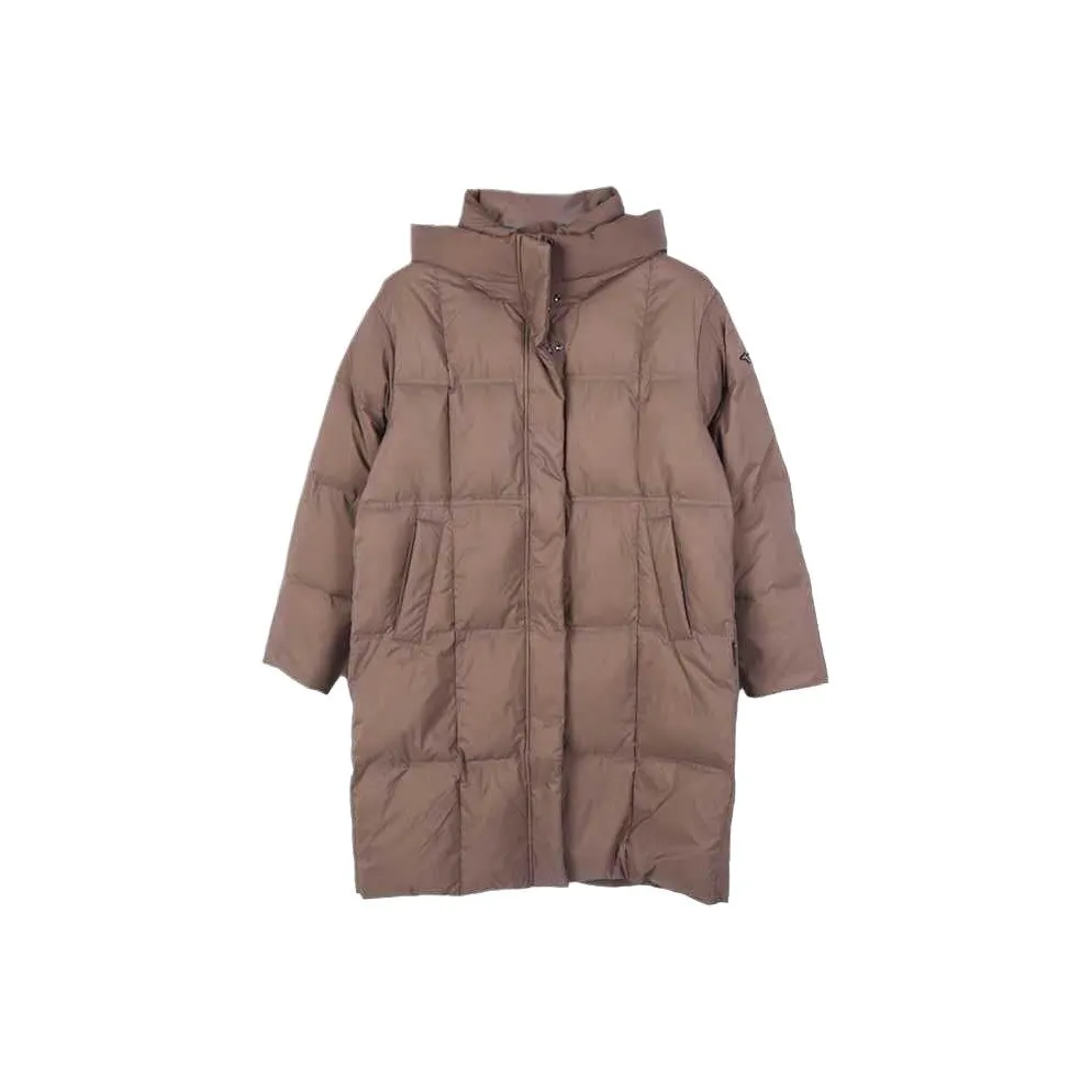 Mizuno RHYTHM Down Jacket Unisex Milk Brown