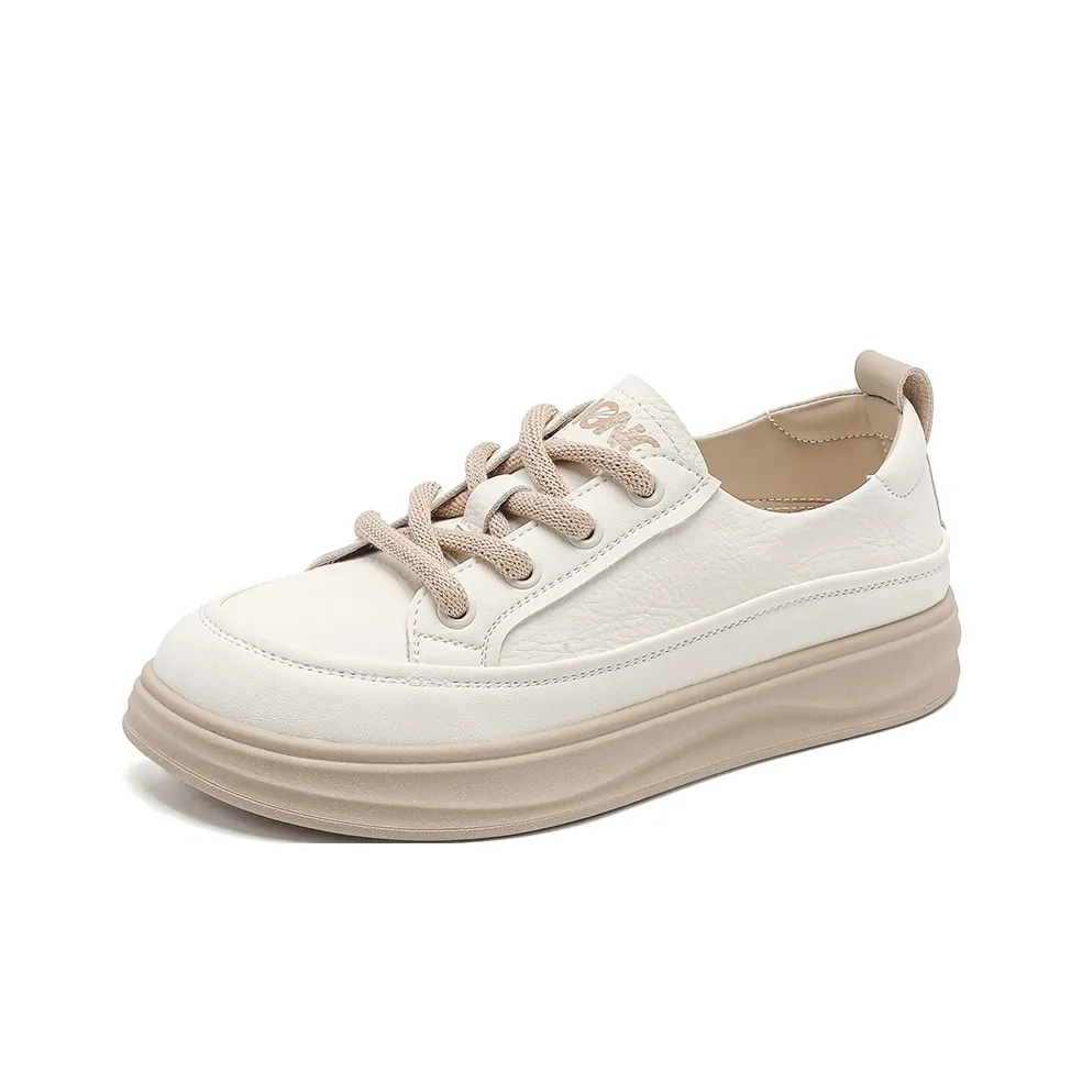 RED DRAGONFLY Туфли на плоской подошве Баланс Устойчивые к истиранию Легкие Низкий Топ Повседневные Женские Абрикос Бежевый