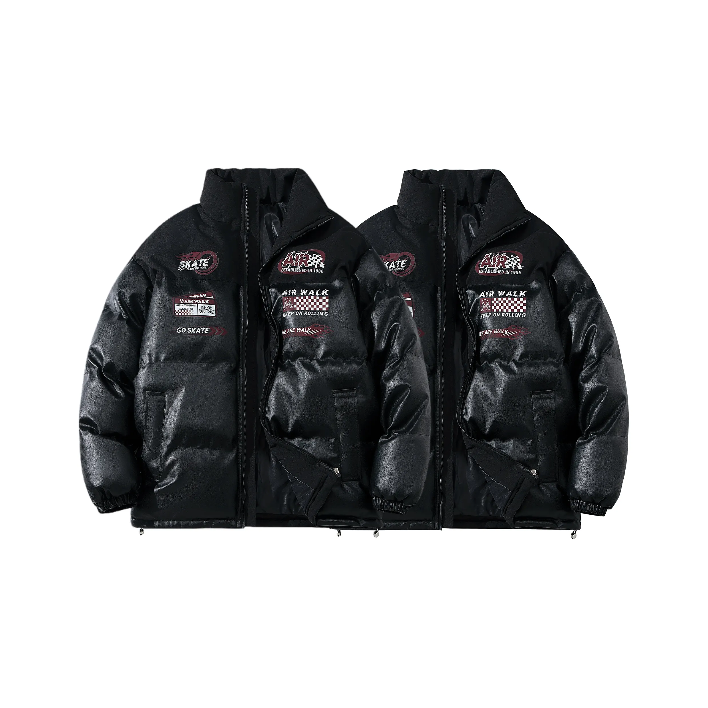 Airwalk Puffer Jacket Unisex 2 Pack