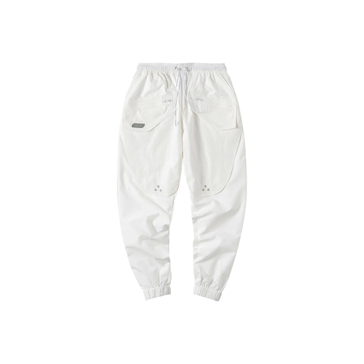 ENSHADOWER Cargo Pants Moderate Casual Pants Men's White