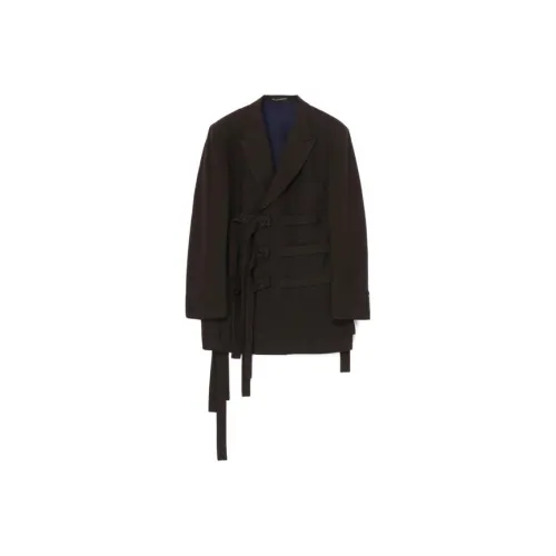 Yohji Yamamoto Коричневый Мужские Куртки