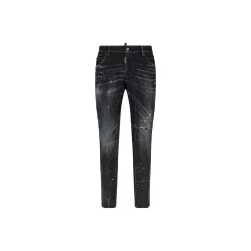 DSQUARED 2 Черные Мужские Джинсы