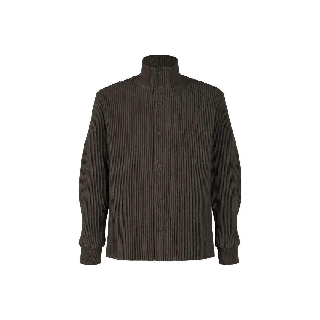 ISSEY MIYAKE Kersey Pleats Jackets Coats Men's Brown