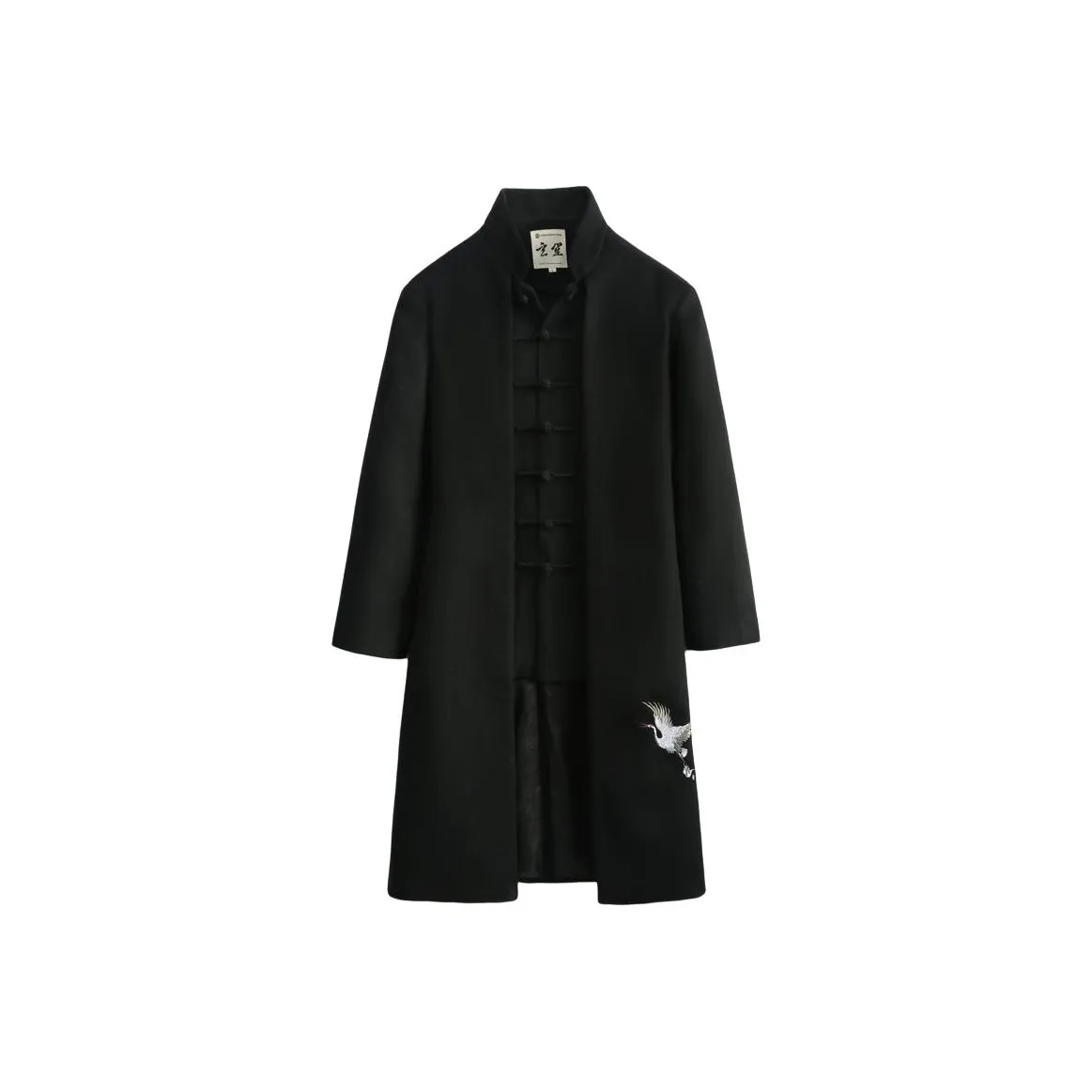 XUANSHENG Черное Мужское Пальто