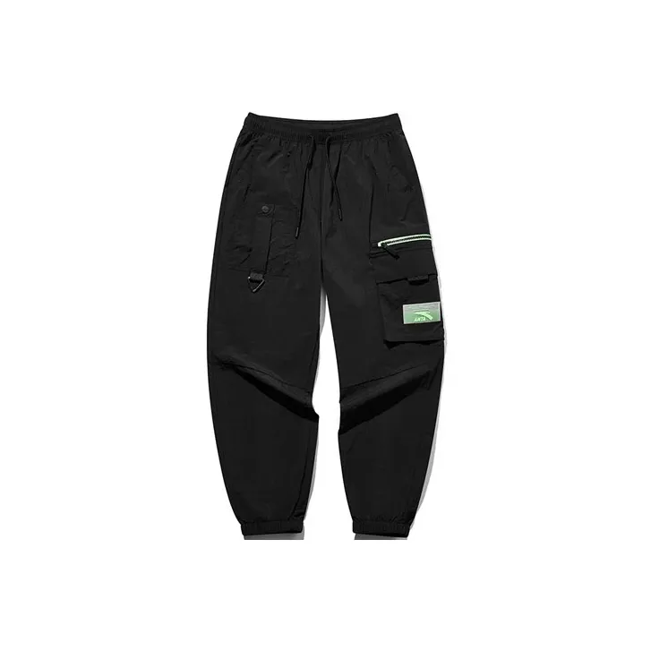 Anta Черные Мужские Карго Брюки