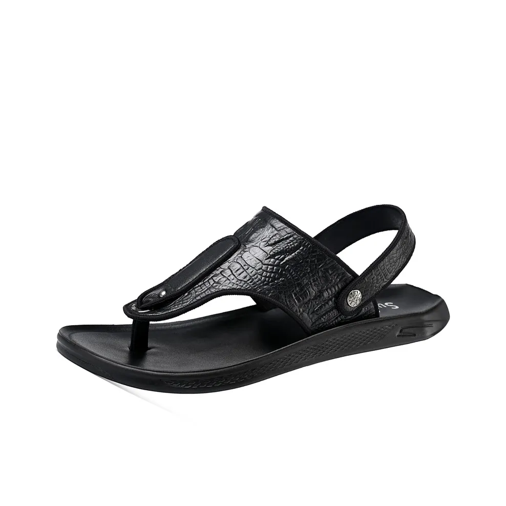 Sonno Slip-resistant Abrasion-resistant Шлепанцы Мужские Черные