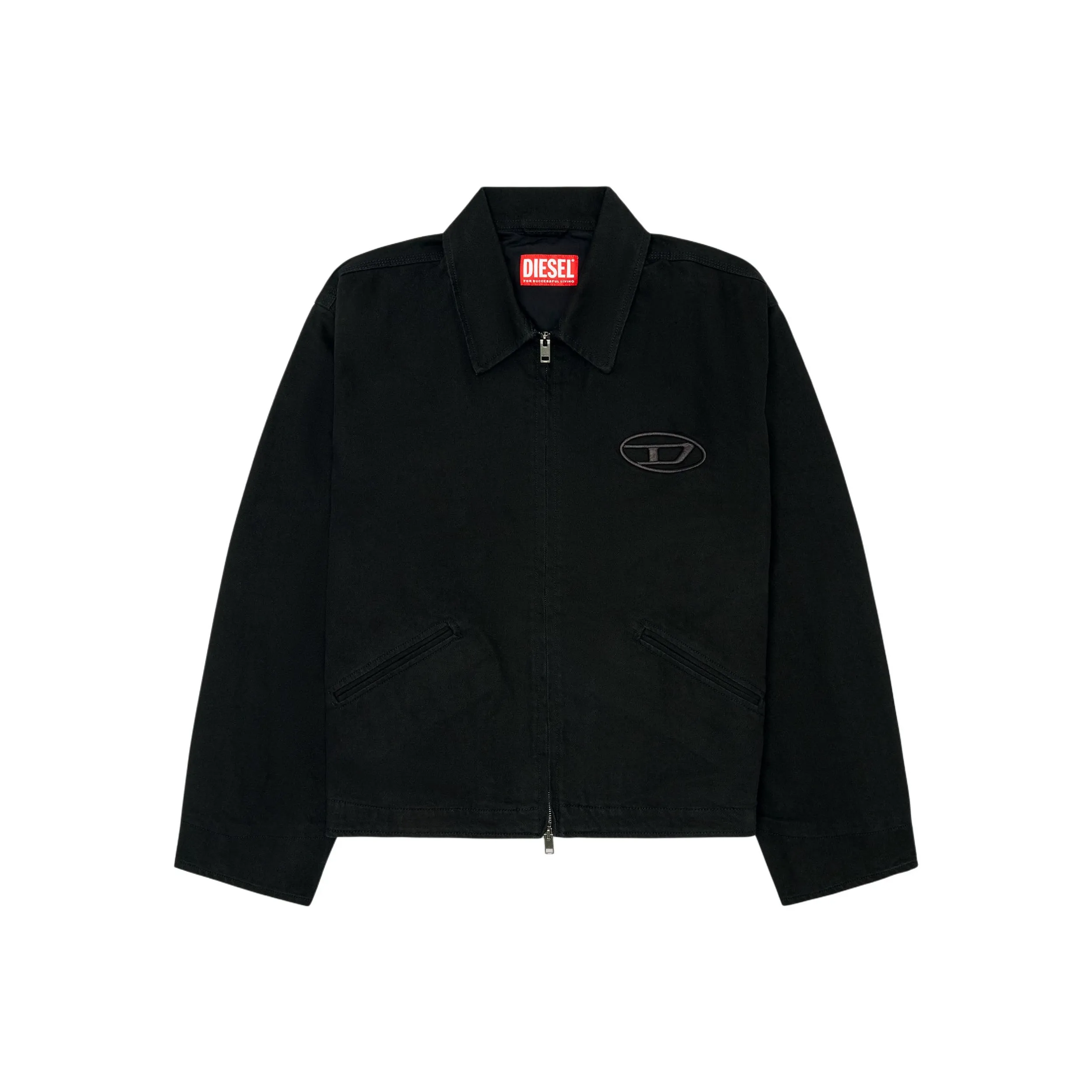DIESEL J Taylor Bleach Logo Embroidered Jacket