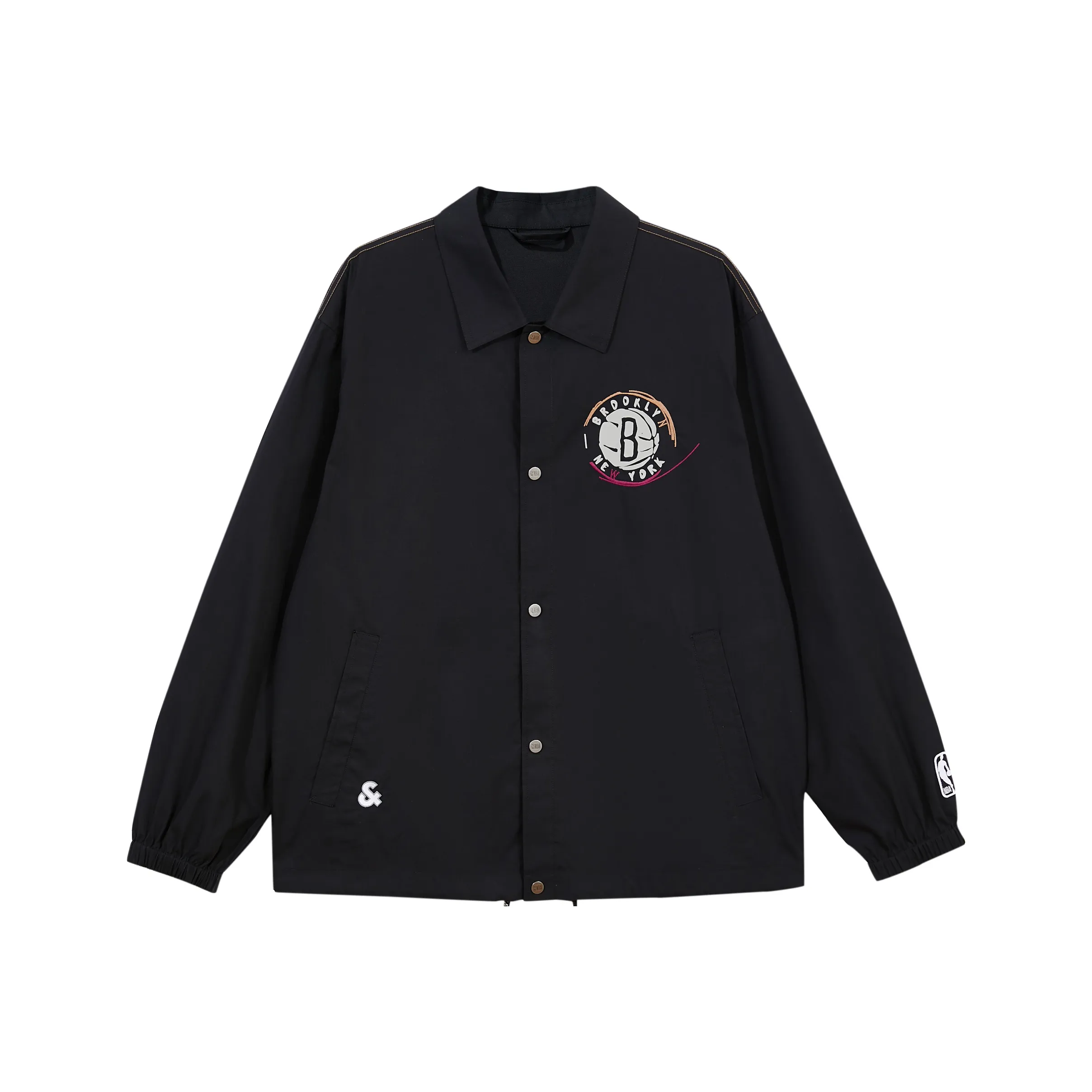 JACK JONES· X NBA Brooklyn Nets Длинный рукав Куртка Куртка Мужской