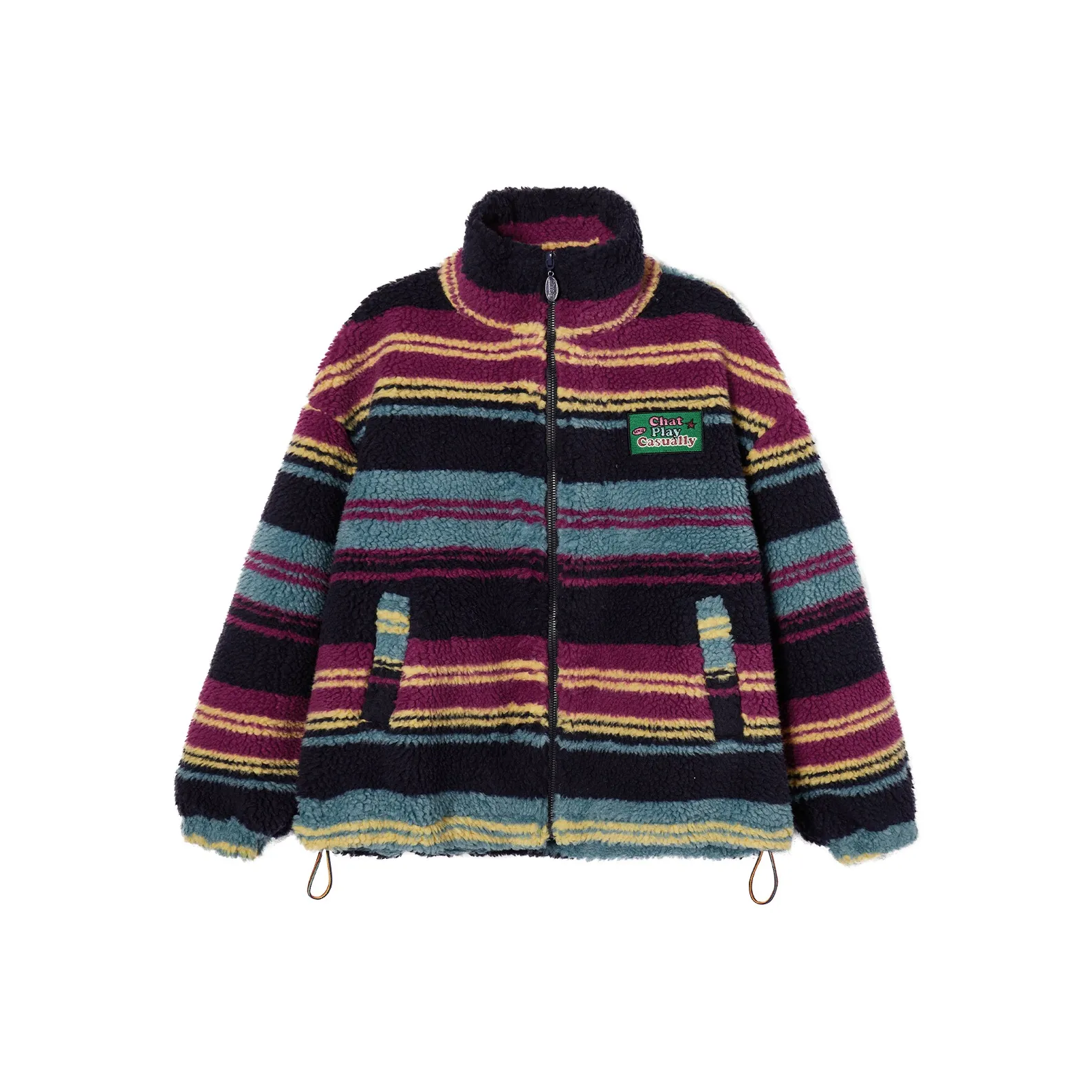 MMLG Вельвет Feel Куртка Унисекс Темно-синий С бахромой