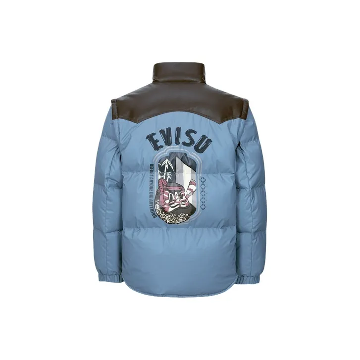 EVISU AW23 Пальто Мужское Темно-синий