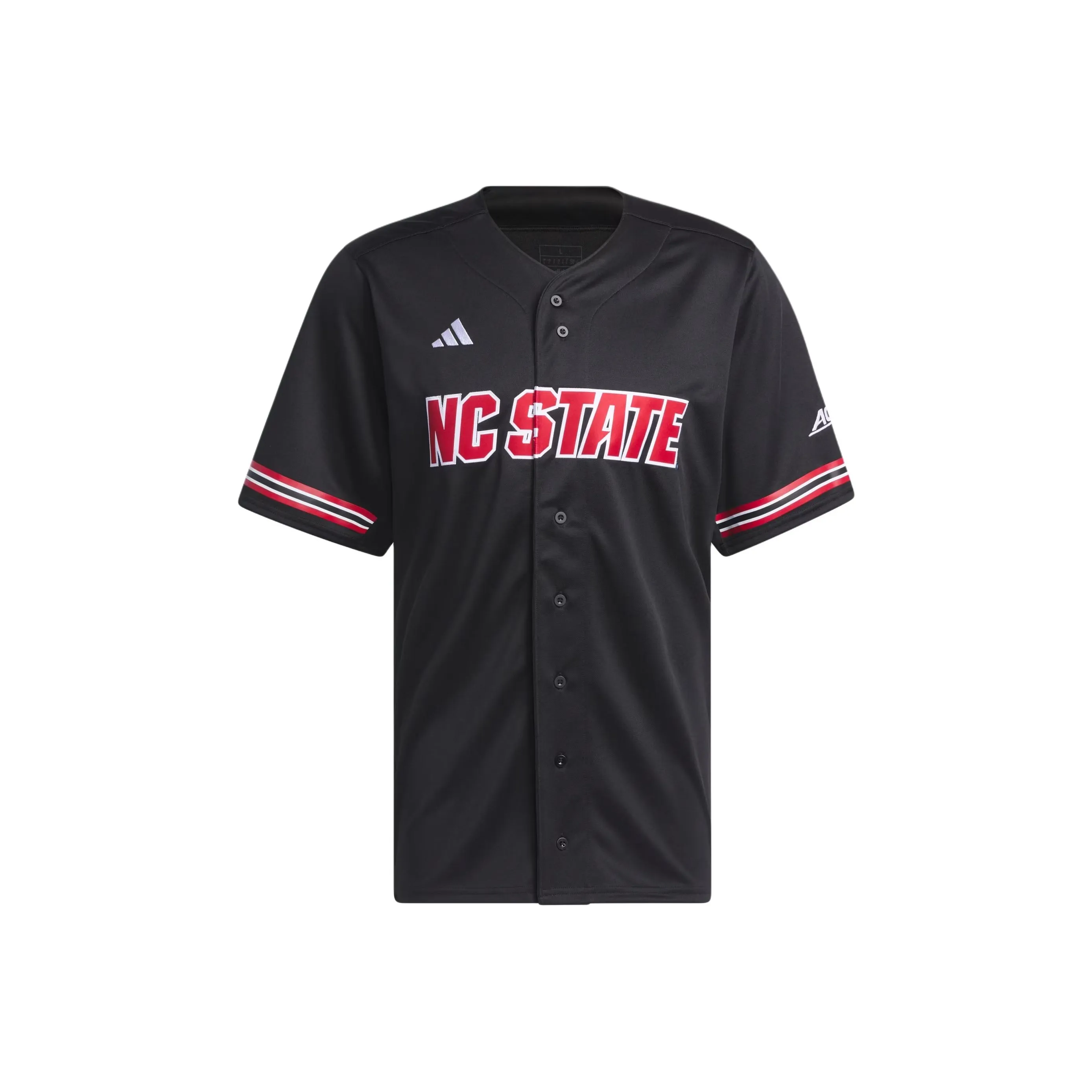 Adidas NC State Бейсбол Джерси Бейсбольная Куртка Мужская Черная