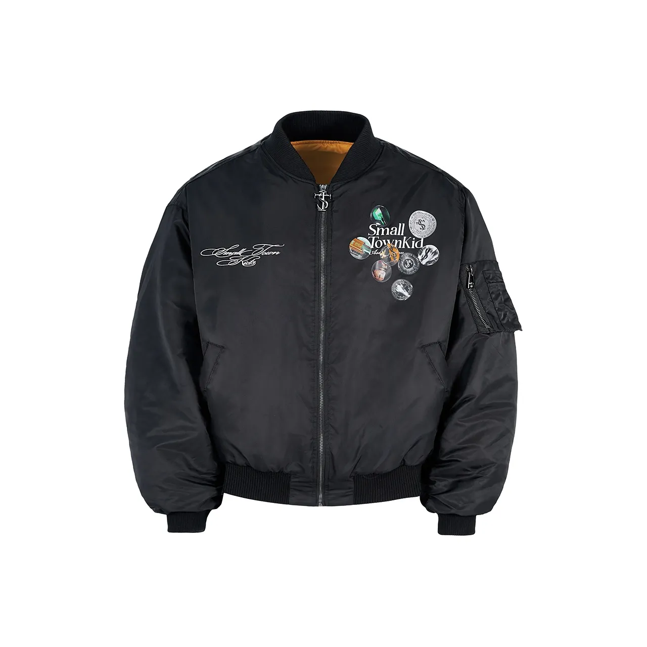 STK SMALL TOWN KID Jackets & Coats Unisex Black