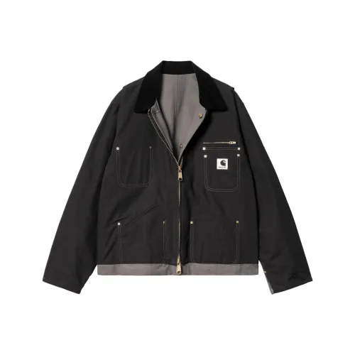 sacai Carhartt WIP Collaboration Co Branded SS24 Черный Унисекс Куртки