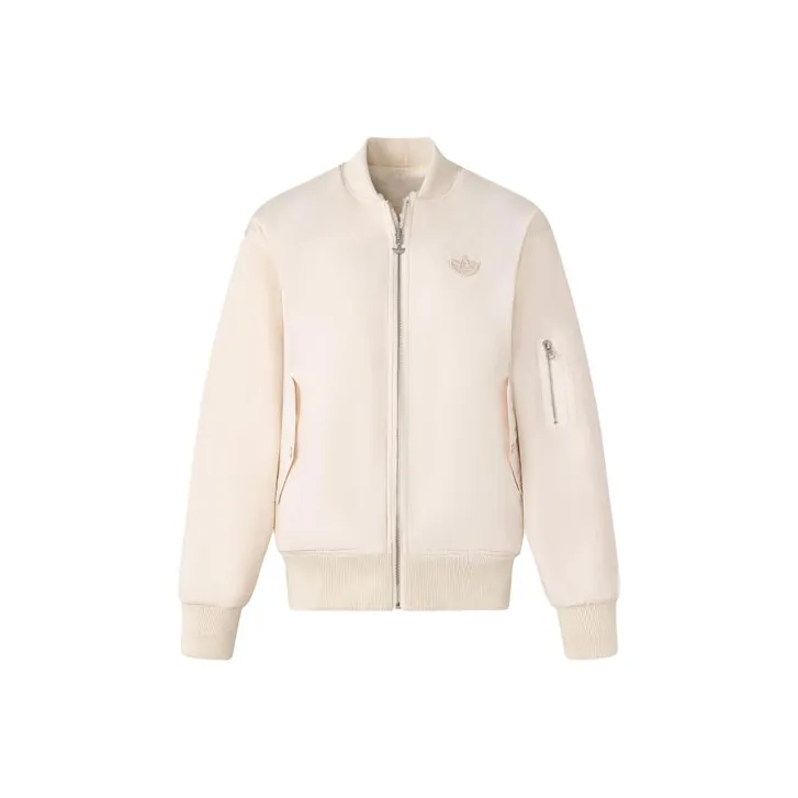 Adidas Originals BOMBER Reversible Fur Bomber Jacket Men's Wonder White