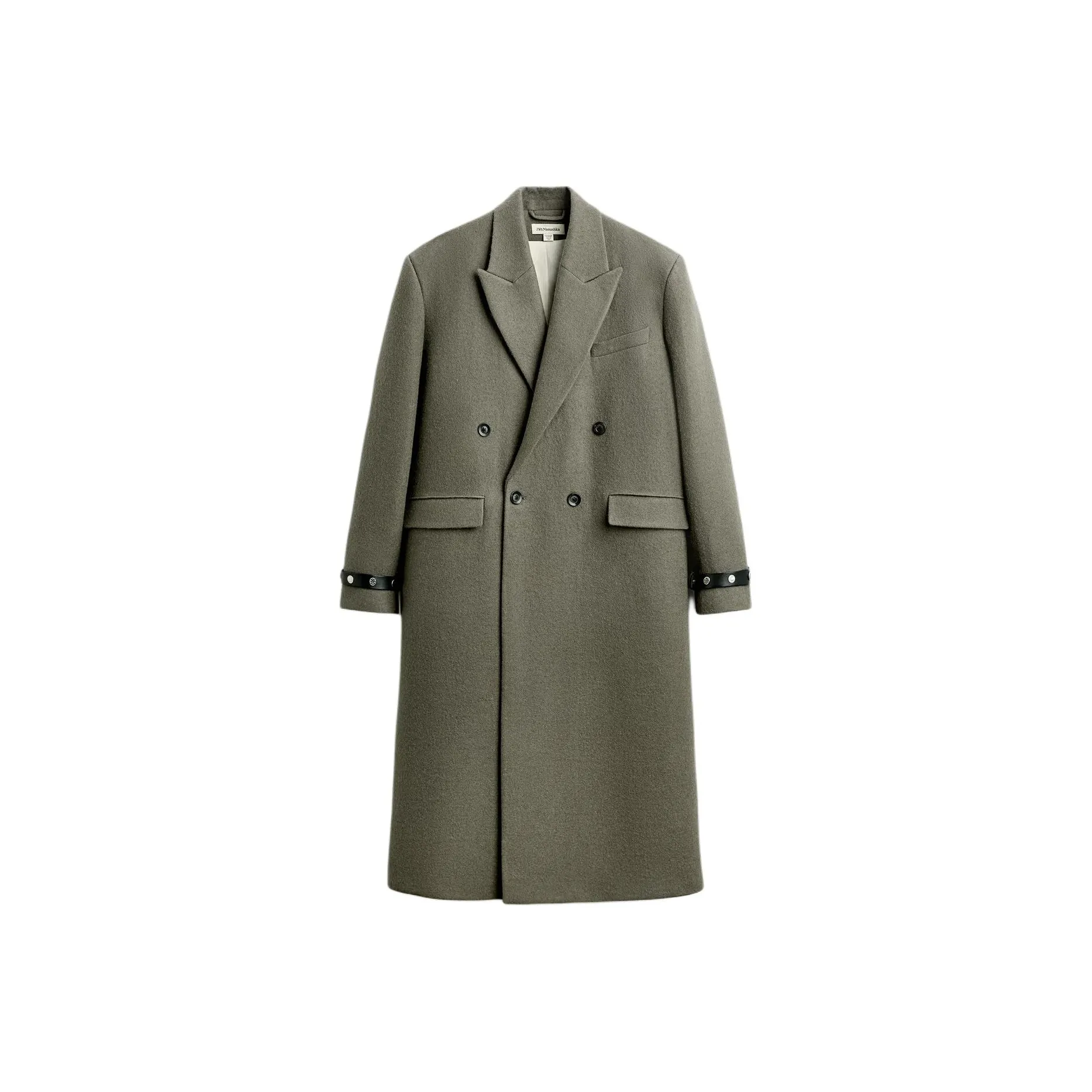 ZARA Nanushka Collaboration FW24 Coat Men's Light Green