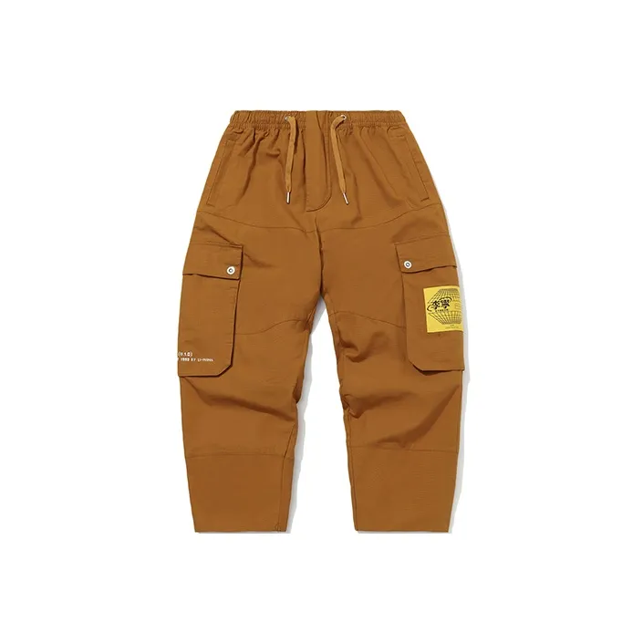 LiNing Paris Fashion Week Collection Cargo Pants Men's Longan Umber