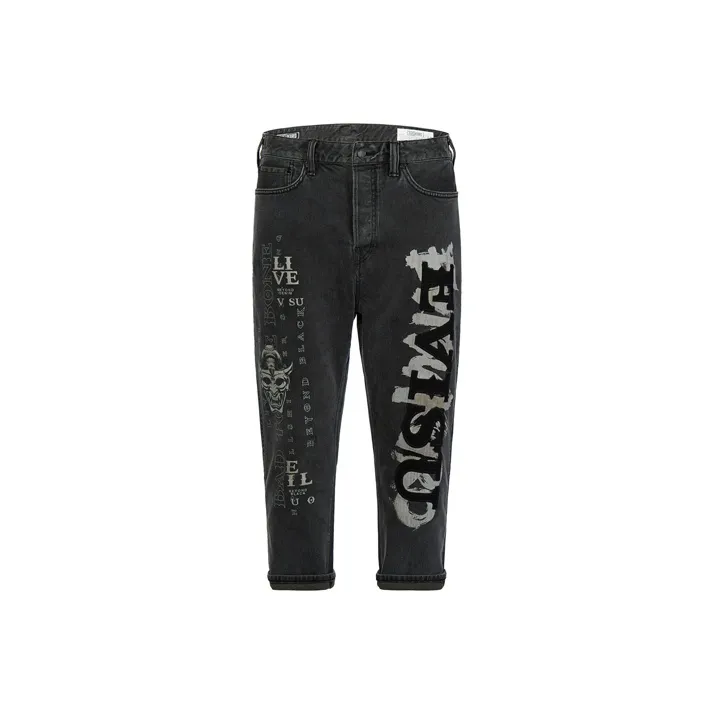 EVISU Мужские Черные Джинсы