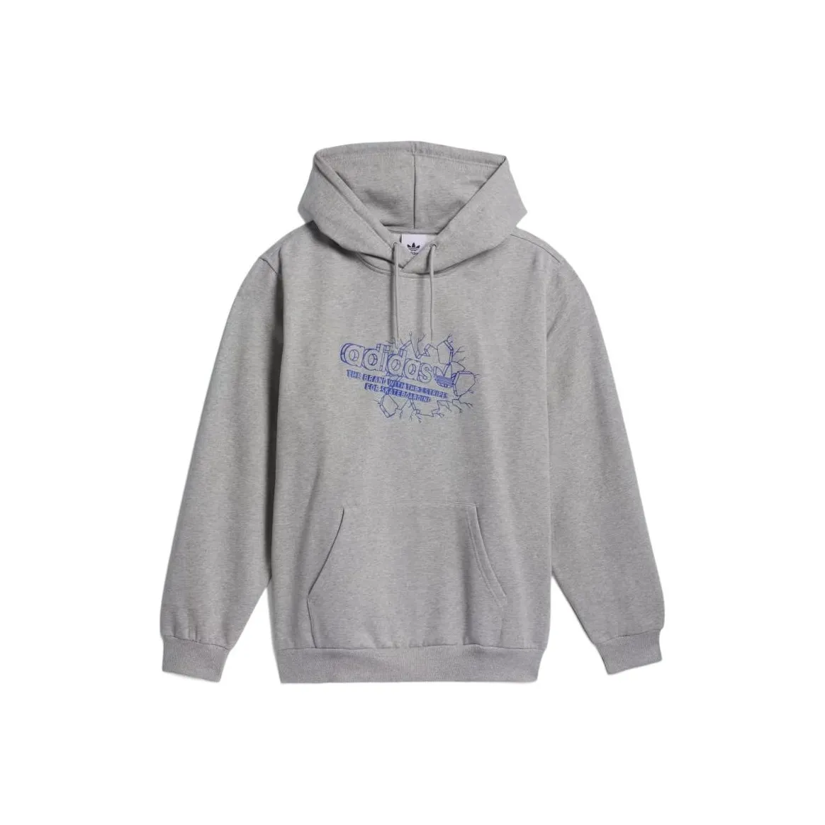 Adidas Скейтбординг Breakthrough Толстовка Мужская Серого цвета