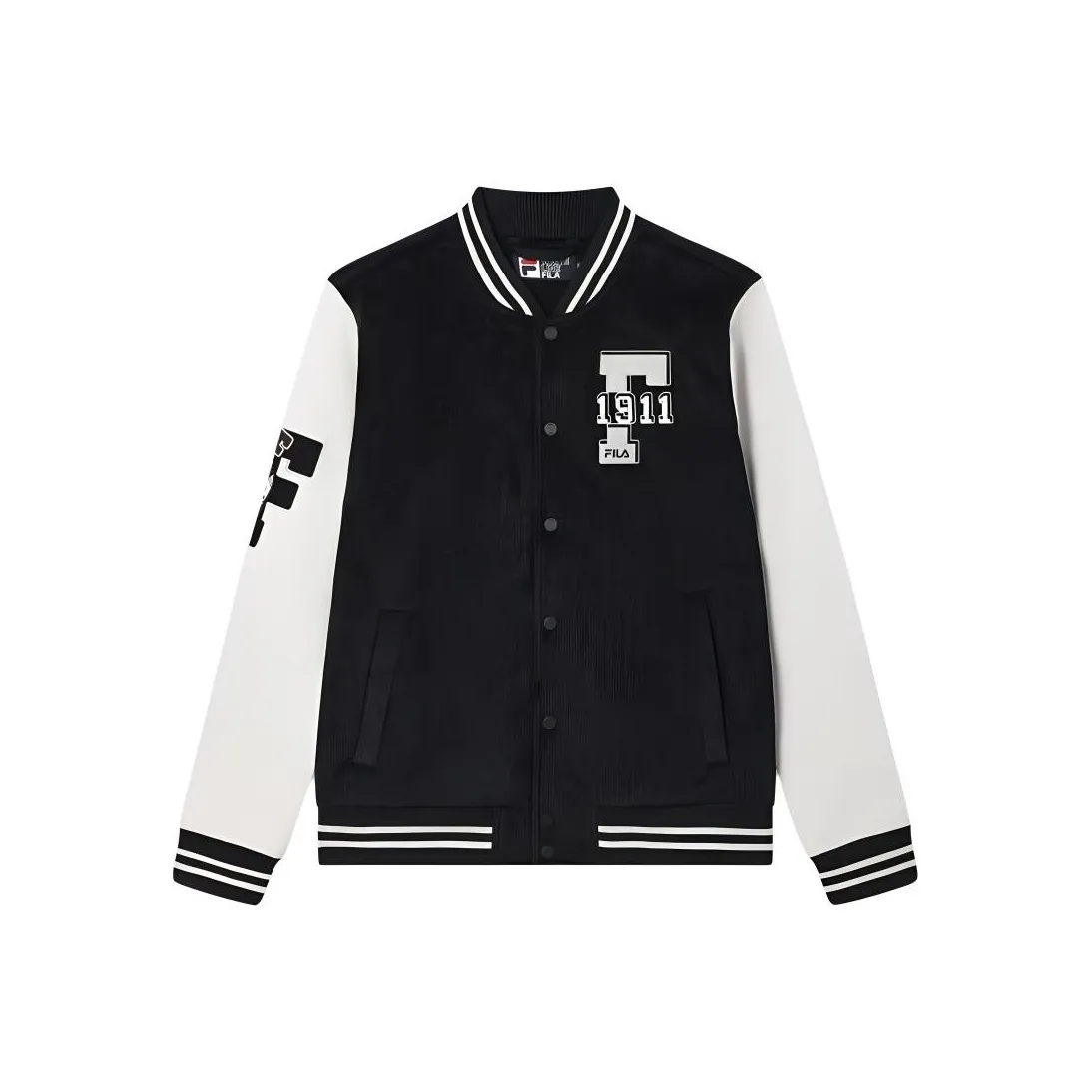 FILA FW24 Бейсбольная куртка Мужская Глубокий черный