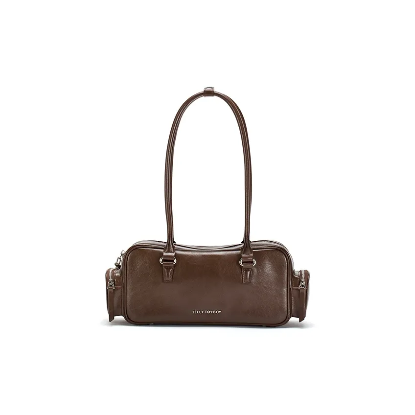 JELLYTOYBOY Коровья кожа Reshaping Сумка на плечо Сумка через плечо Сумка Женская Шоколадно-коричневый Розовый