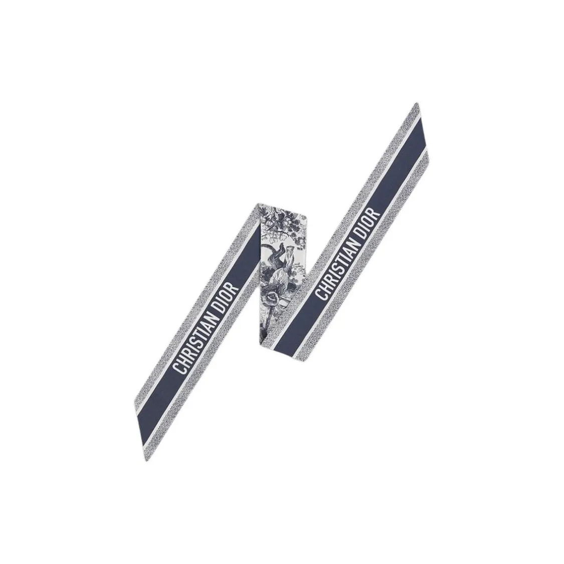 DIOR Silk Scarves Women's Marine Blue