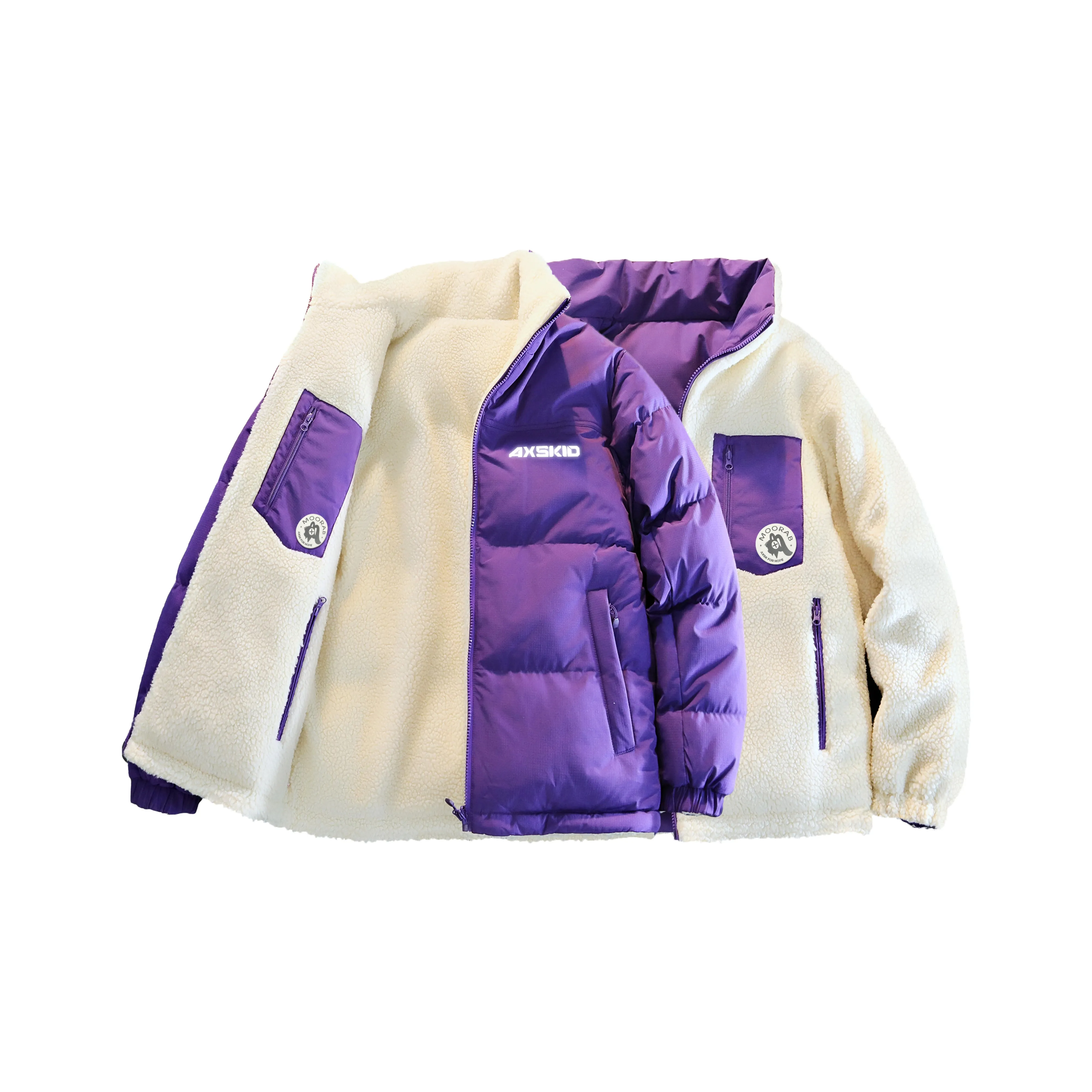 A.X.S.K x MOORAB Collaboration Puffer Jacket Unisex