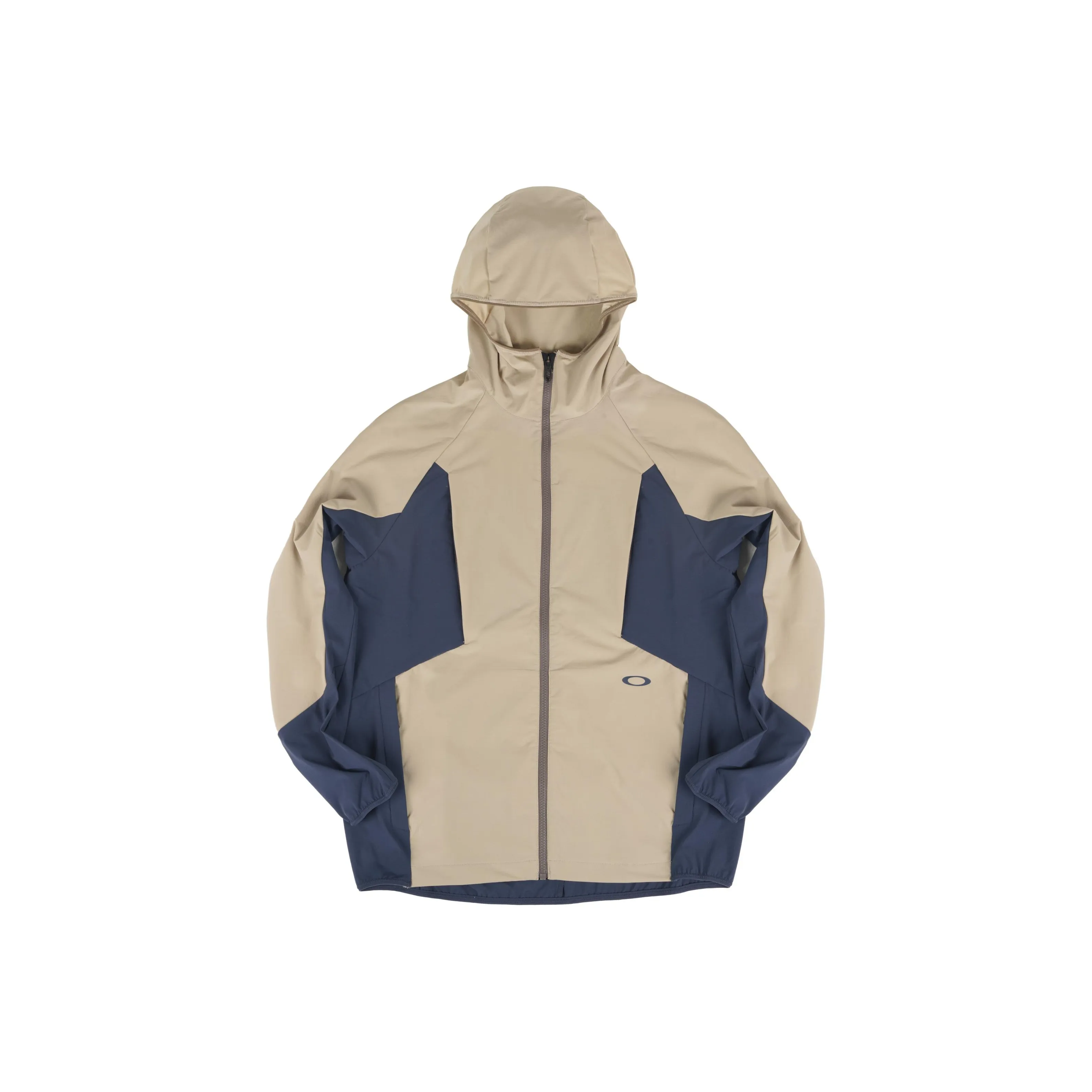 Oakley Wind And Water Repellent Windbreaker Jacket Unisex Khaki