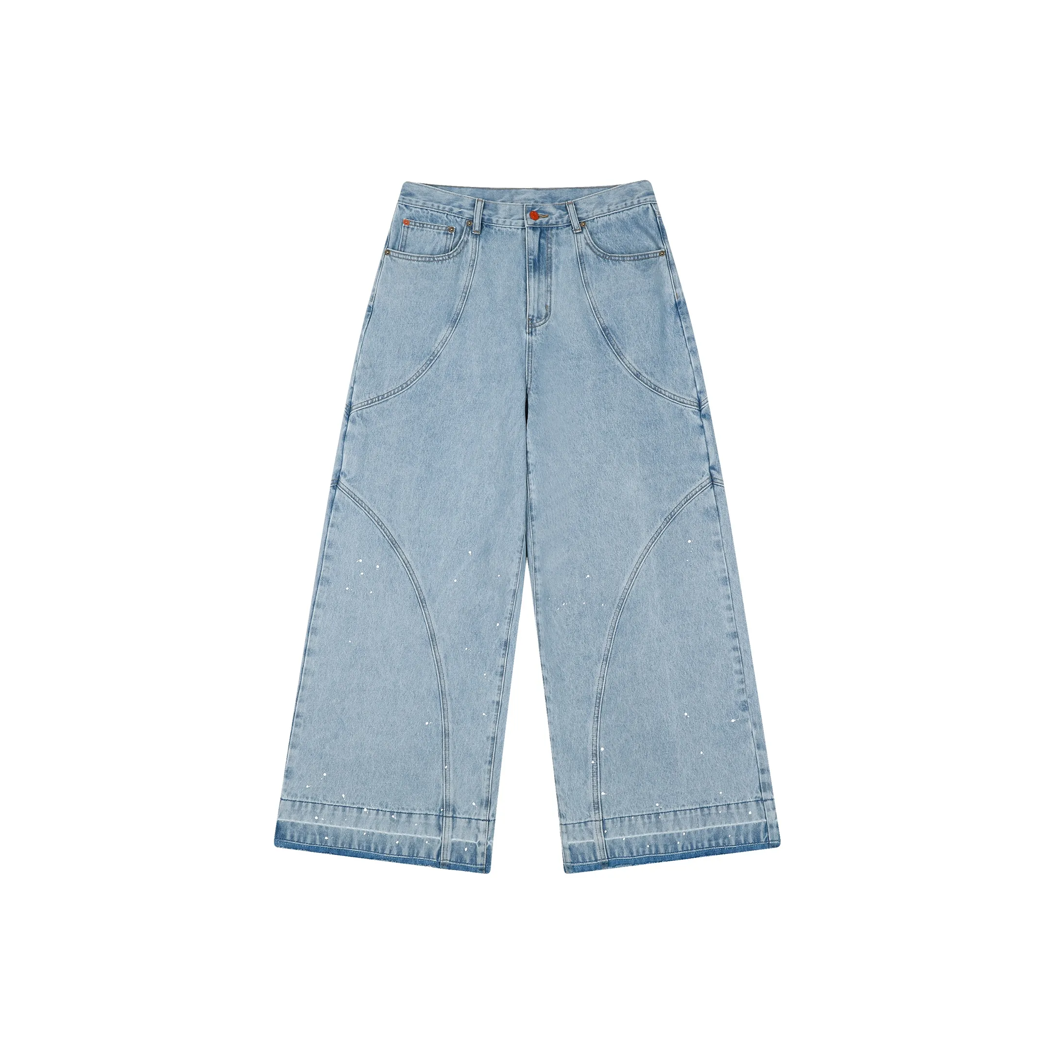 MostwantedLab Hamburger Унисекс Джинсы