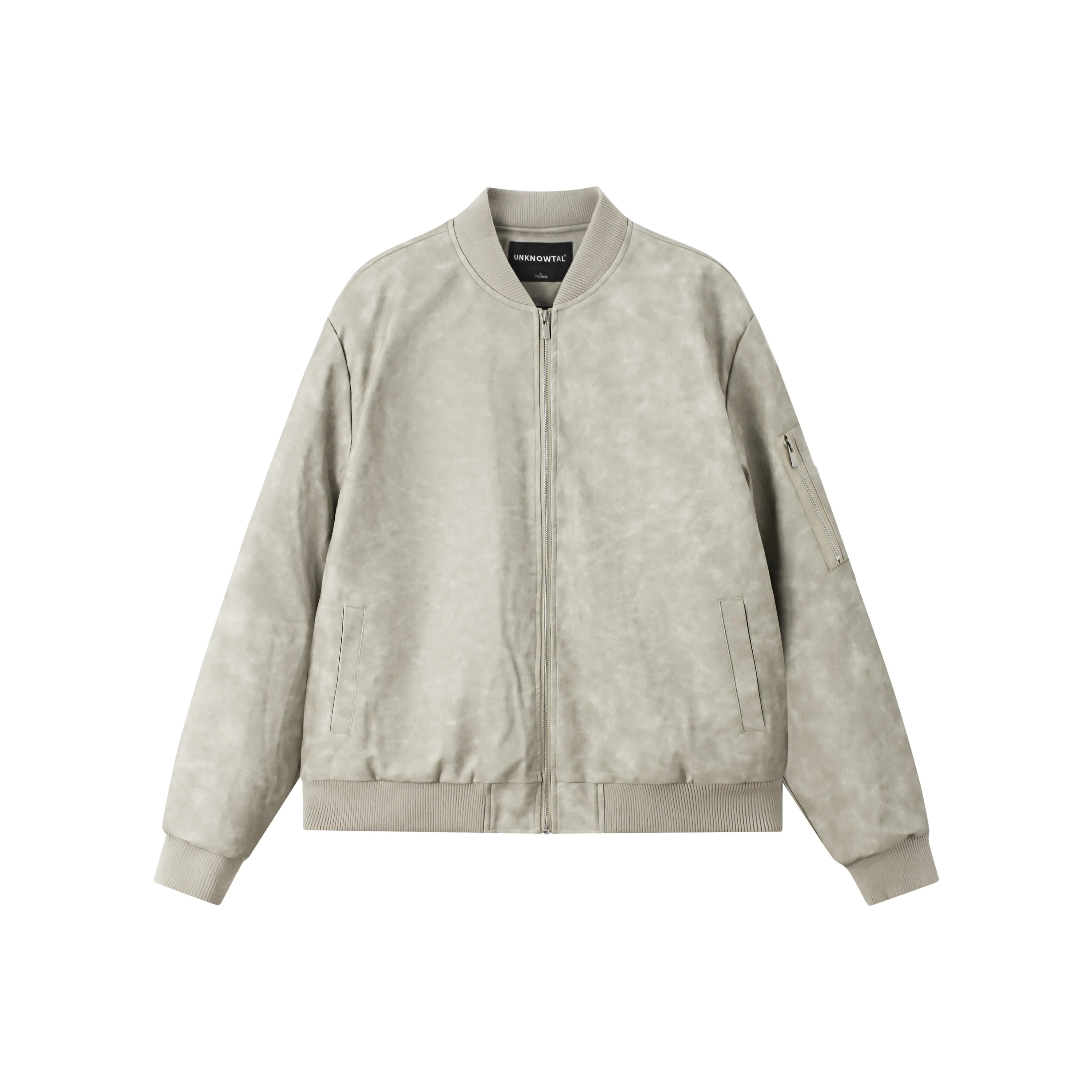 UNKNOWTAL Jackets & Coats Unisex Light Gray