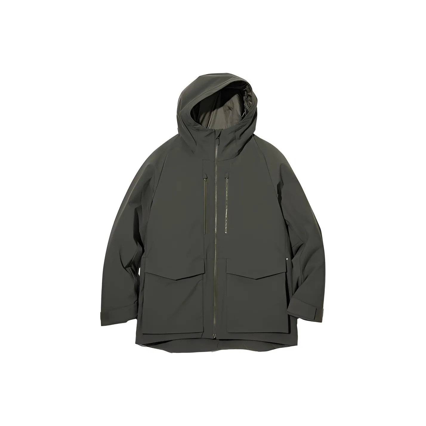 UNIQLO Пуховик Мужской Темно-Зеленый