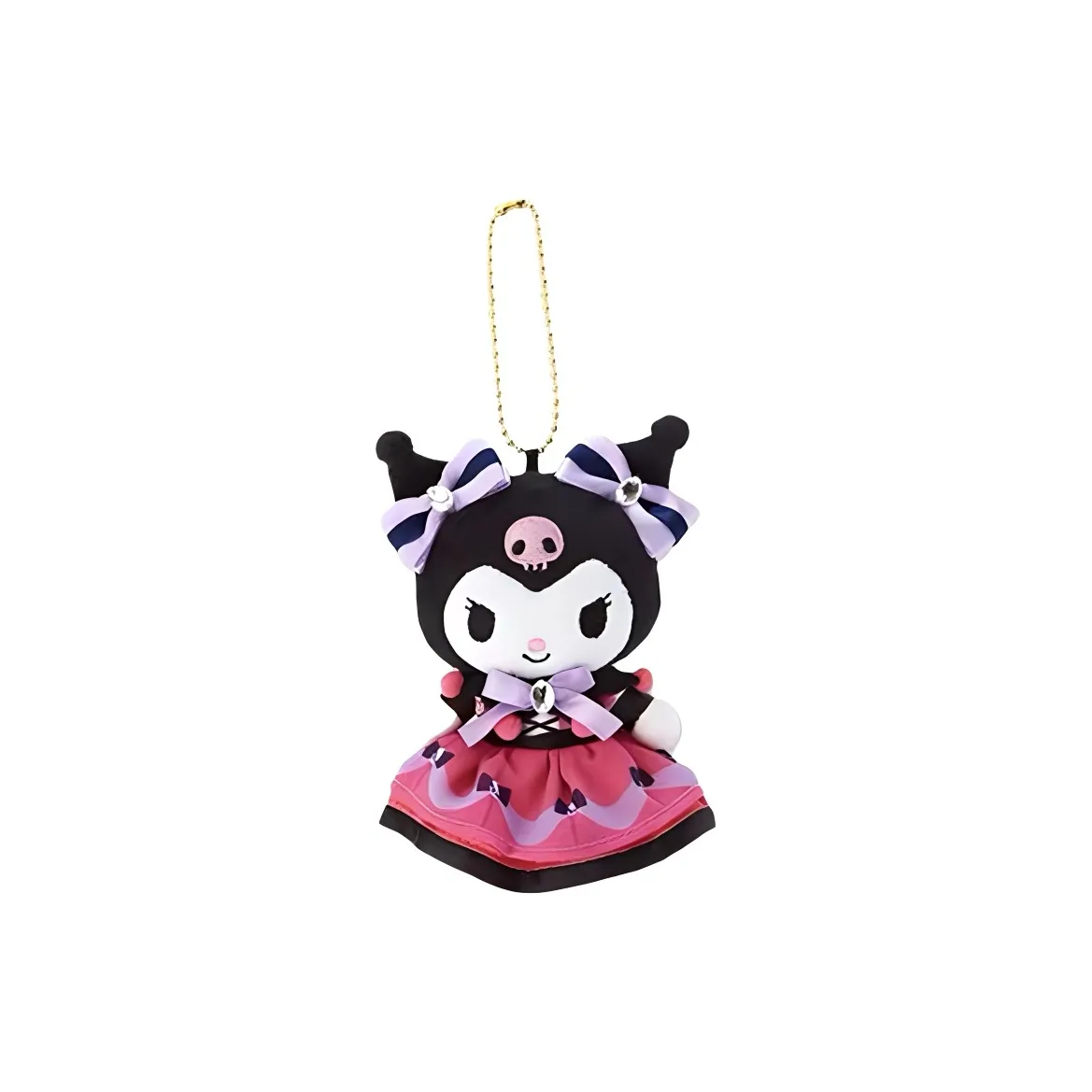 Санрио Куроми Радужный Paradise 30-я годовщина Кукла Плюшевая Подвеска Трубы Высокие