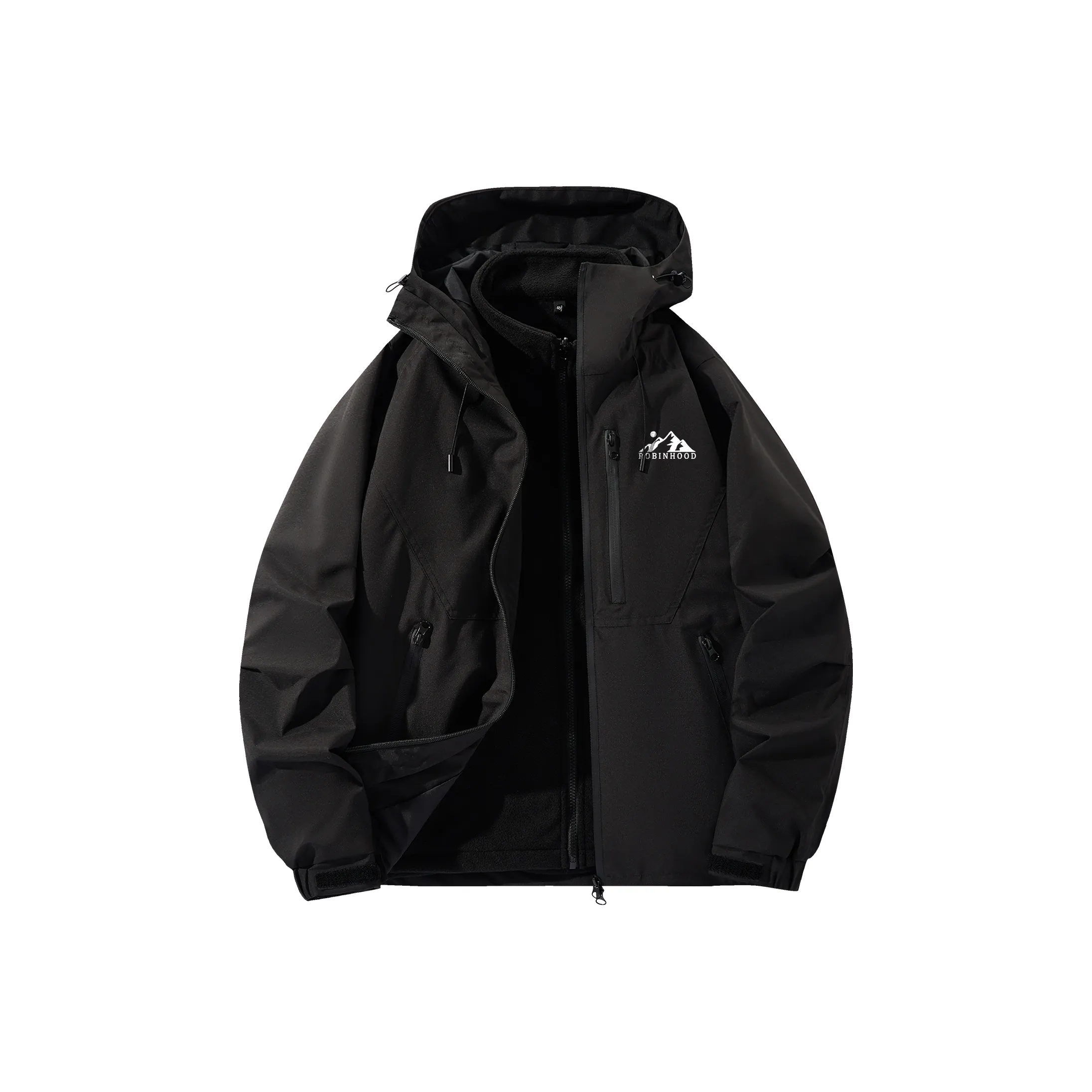 ROBINHOOD Ветрозащитный Дышащий Водонепроницаемый Устойчивый к холоду Дождезащитный Ветровка Унисекс