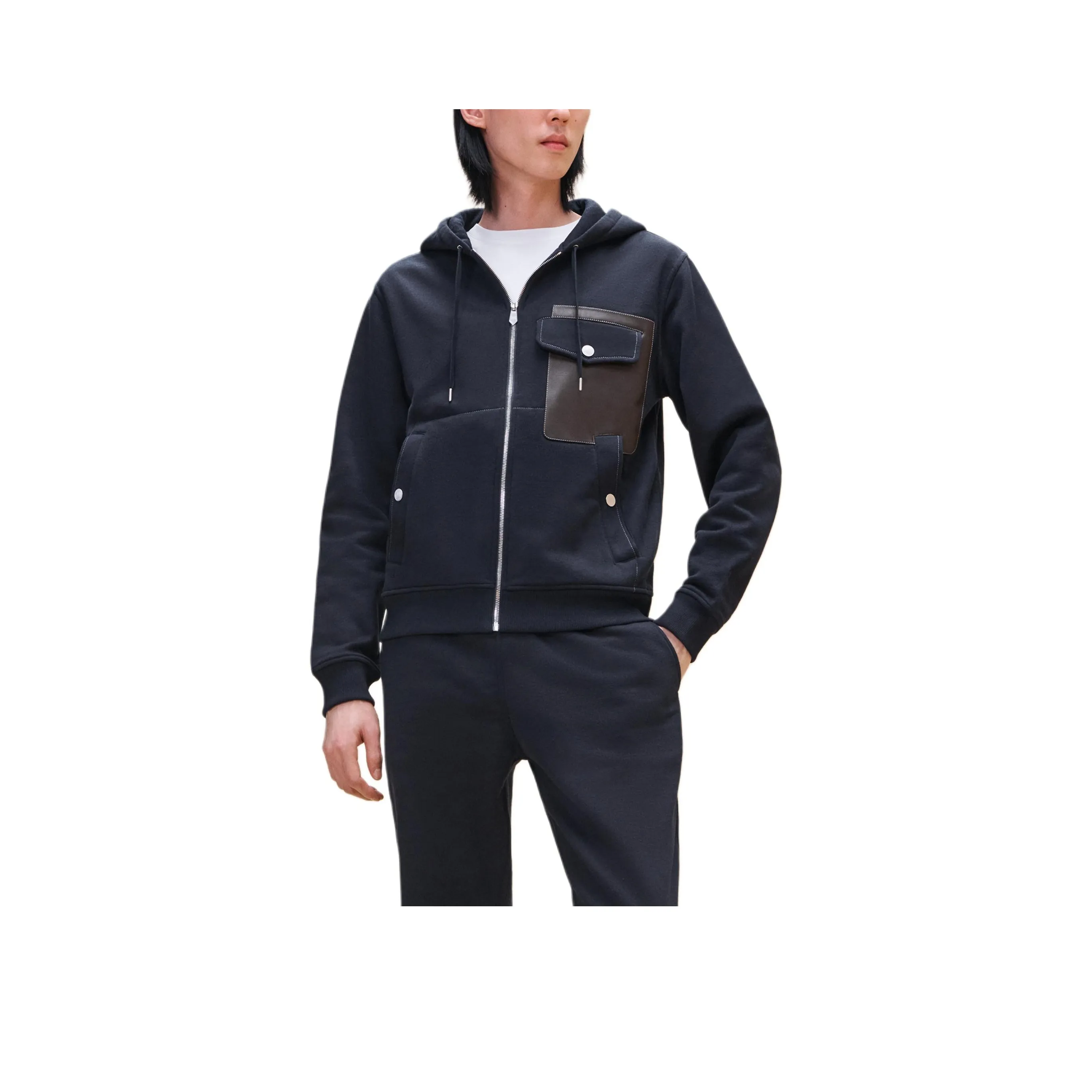 HERMES Jackets Men Marine Blue