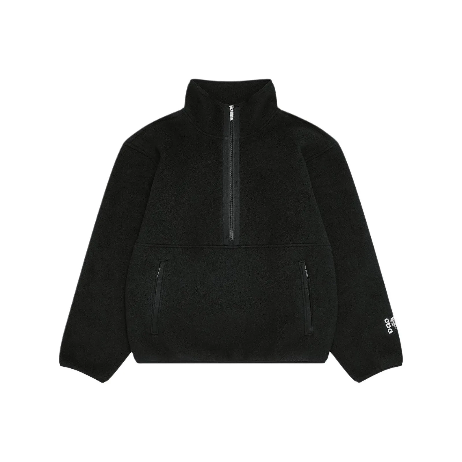 THE NORTH FACE x CDG Коллаборация Dome FW24 Wind Velvet Feel Куртка Унисекс Черный