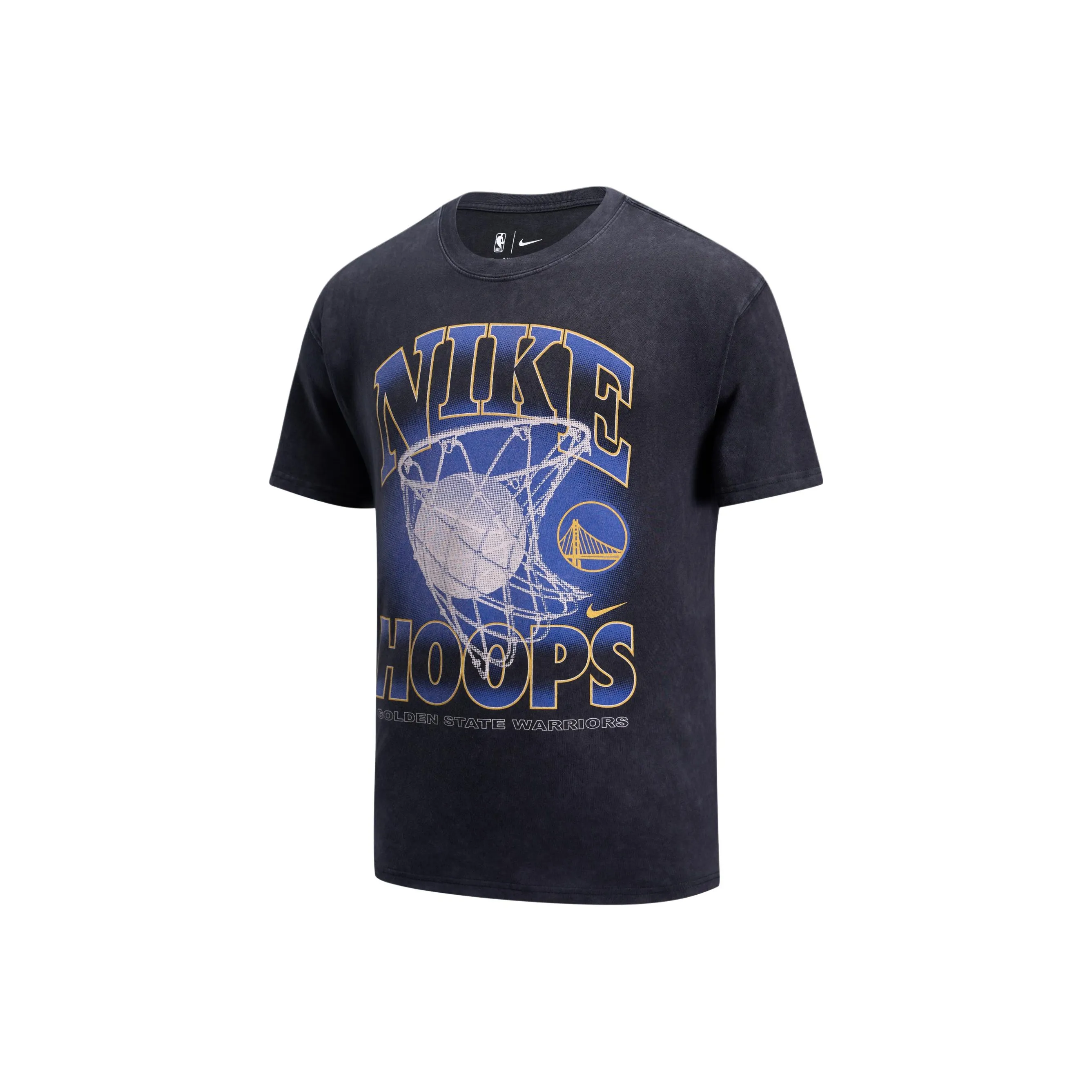 Nike x NBA Golden State Warriors Courtside T-Shirt Мужской Черный