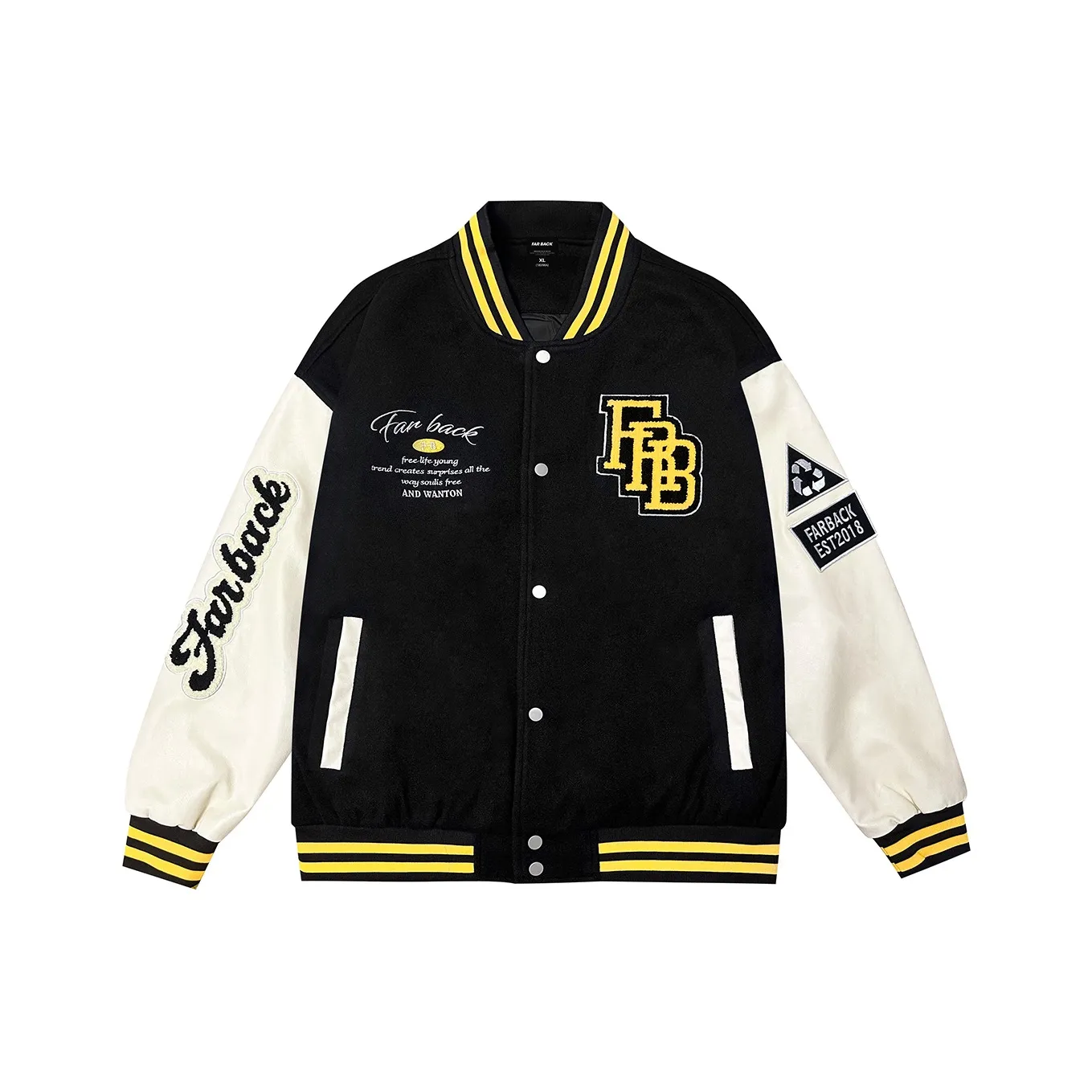 FAR BACK Baseball Jacket Unisex