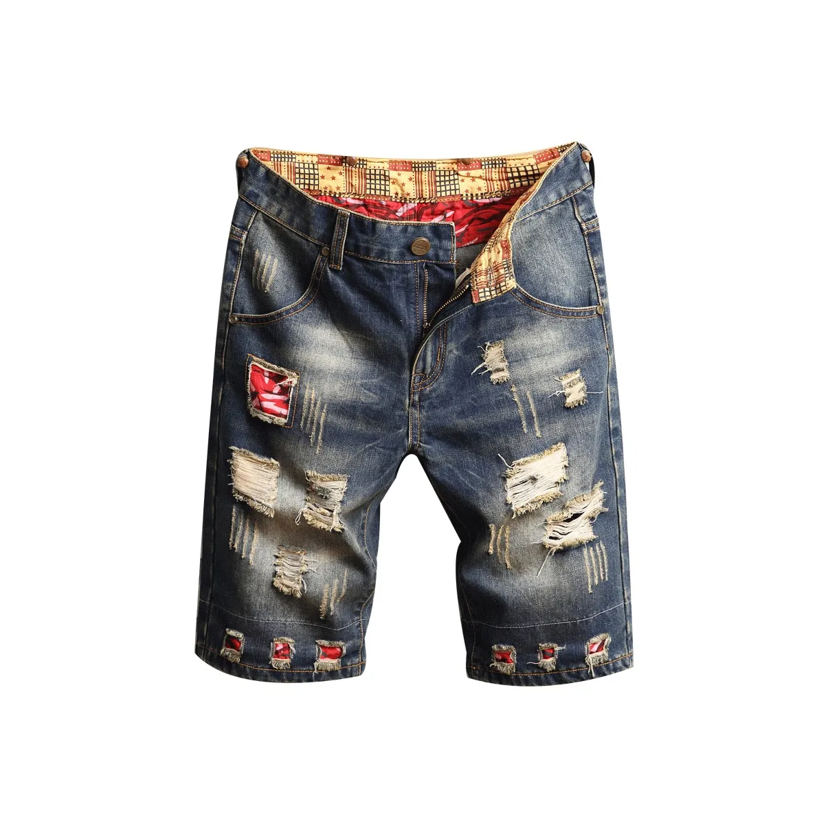 HLPT Стильный Denim Унисекс Classic Vintage Blue