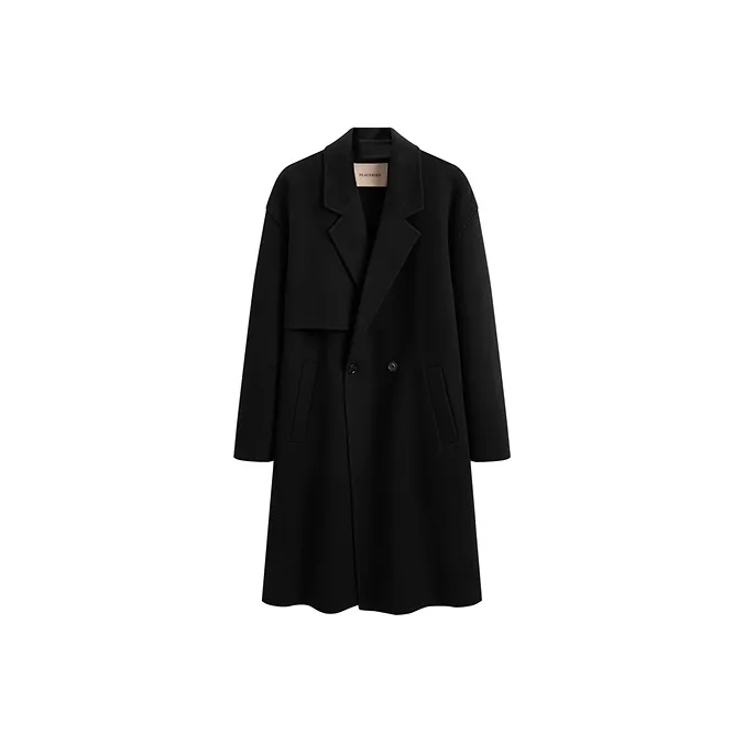 PEACEBIRD MEN Черный 1 Мужское Пальто