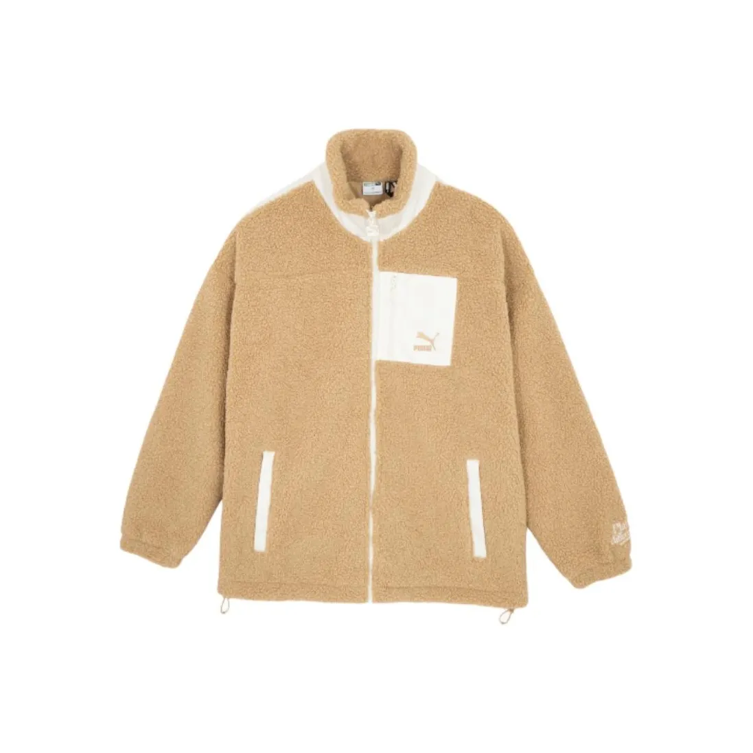 PUMA CLASSICS Унисекс Шерпа Бархат Feel Куртка Унисекс CAMEL