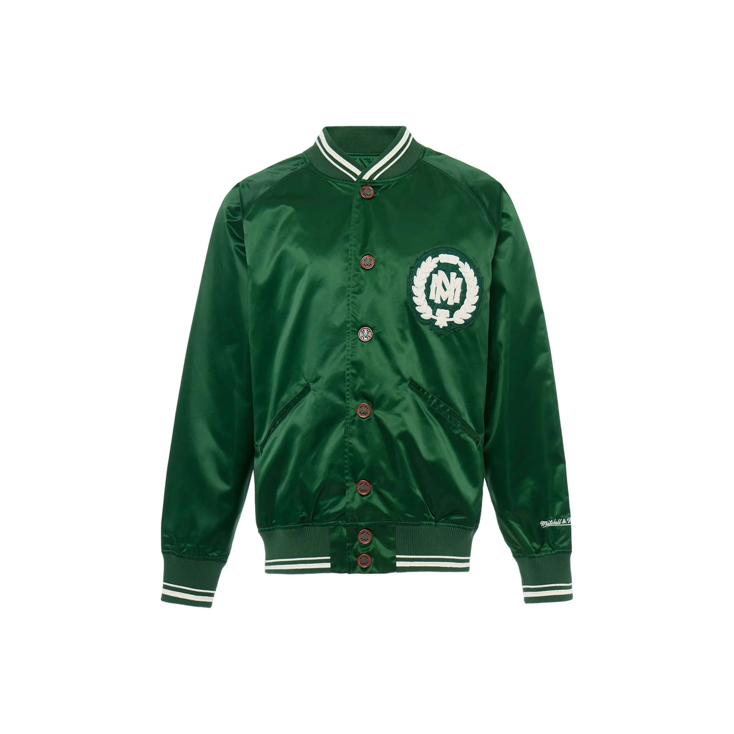 Mitchell Ness Зеленый Мужской Бейсбольный Джерси