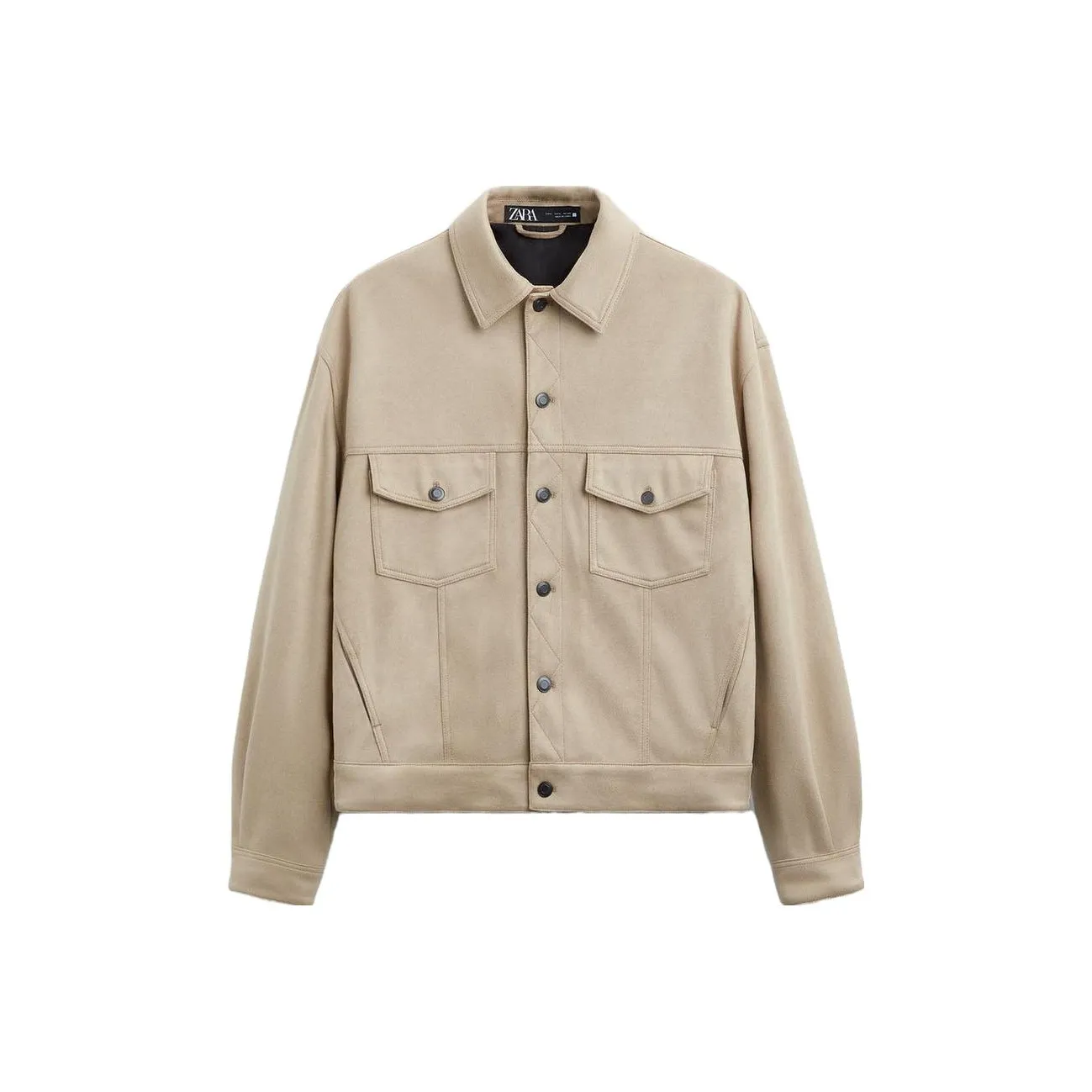 ZARA Бежевый Мужской Куртки