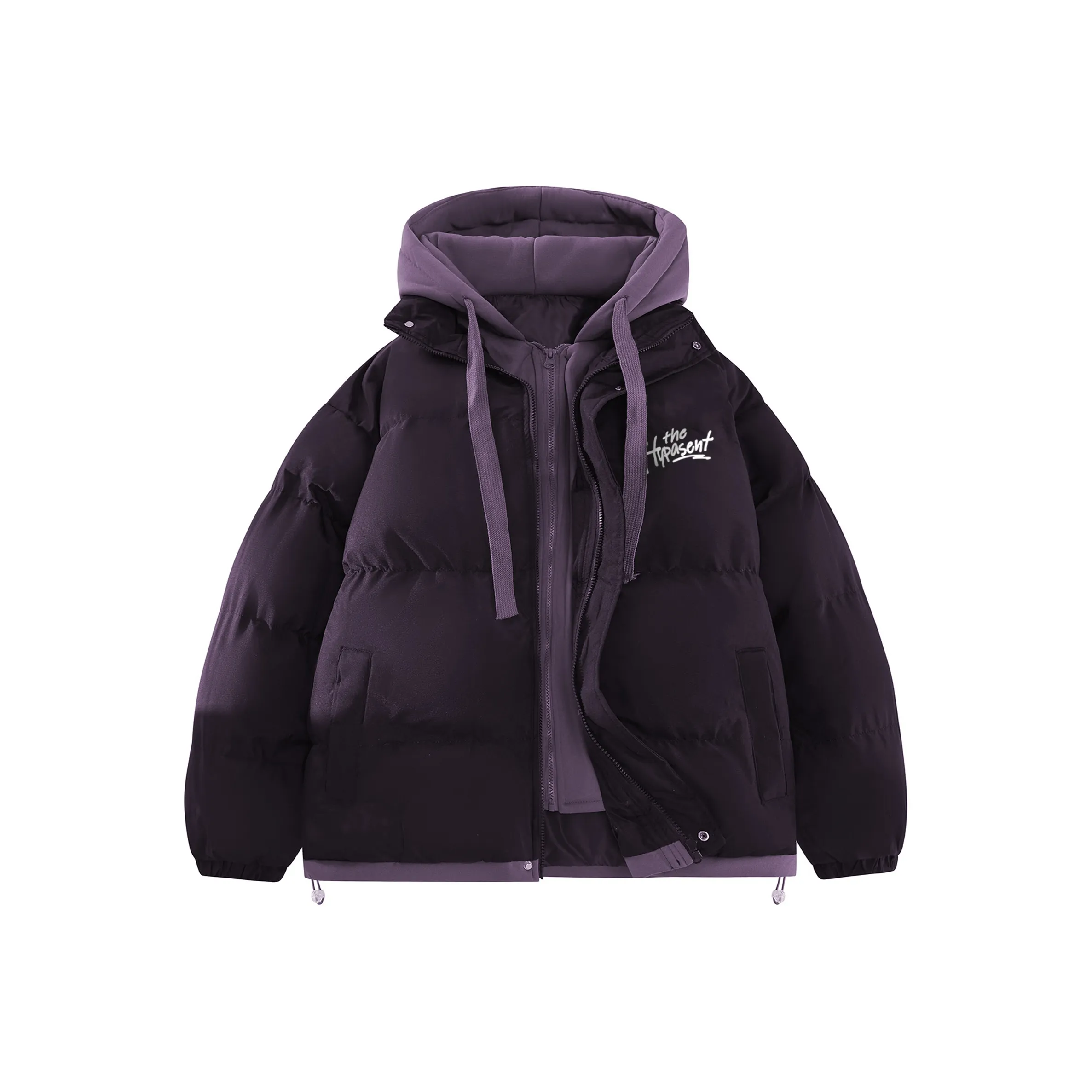 HYPASCENT Пуховая куртка Куртка Унисекс Фиолетовый