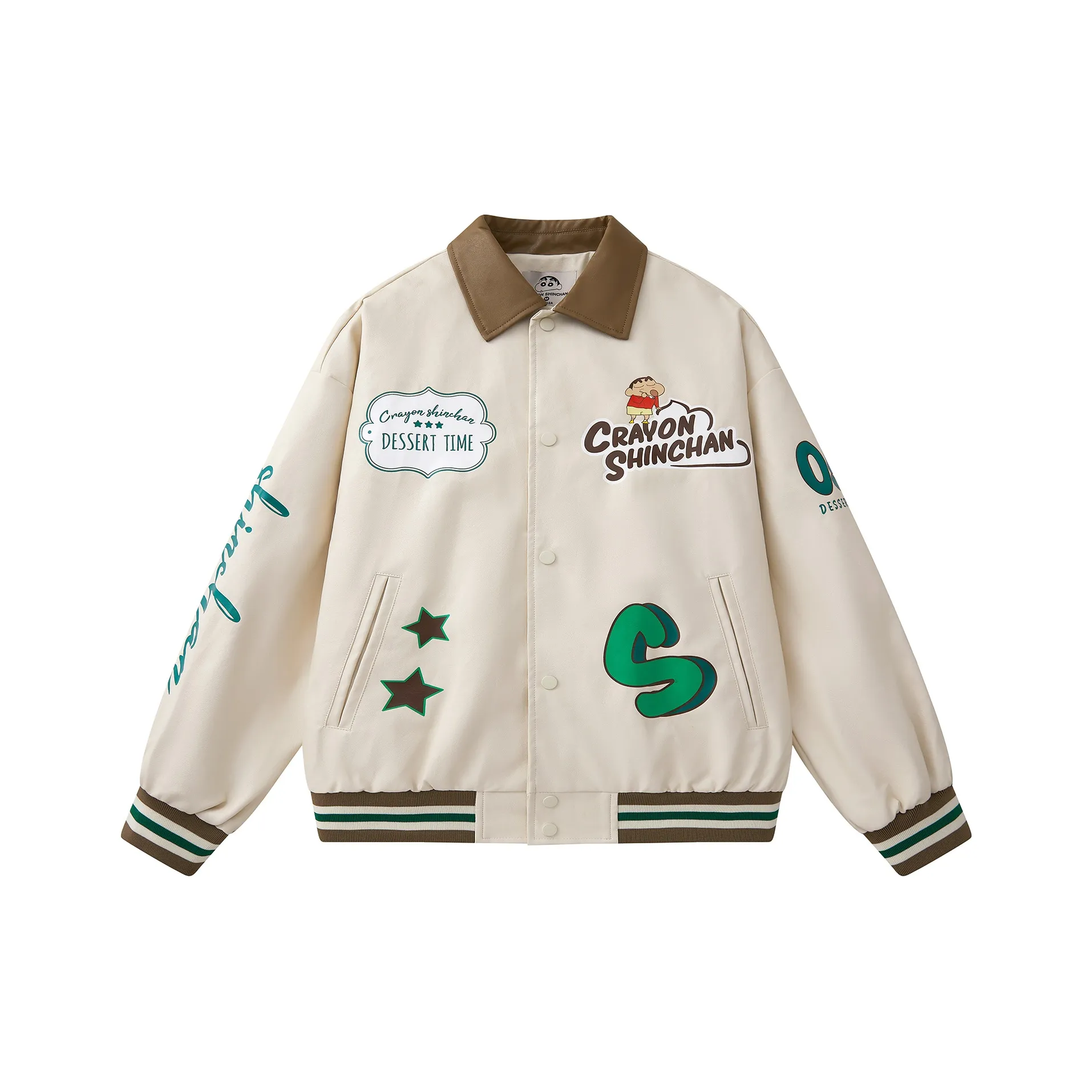 Crayon Shinchan Baseball Jacket Coat Unisex