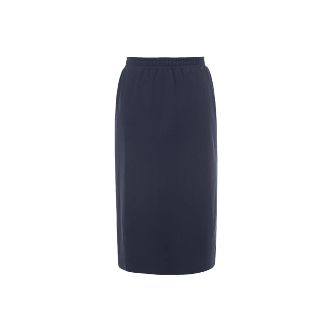 MSSHE Повседневный длинный юбка женский темно-синий