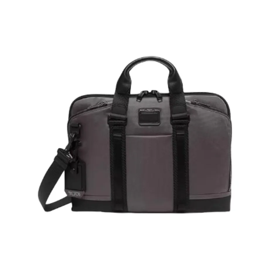 TUMI Alpha Bravo Нейлоновая Сумка Мужская Углеродно-Черная