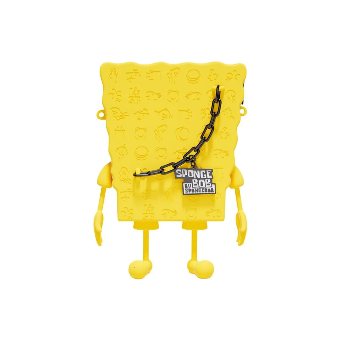 SPONGEBOB SQUAREPANTS Силиконовый чехол для мобильного телефона через плечо средний унисекс черный золото желтый