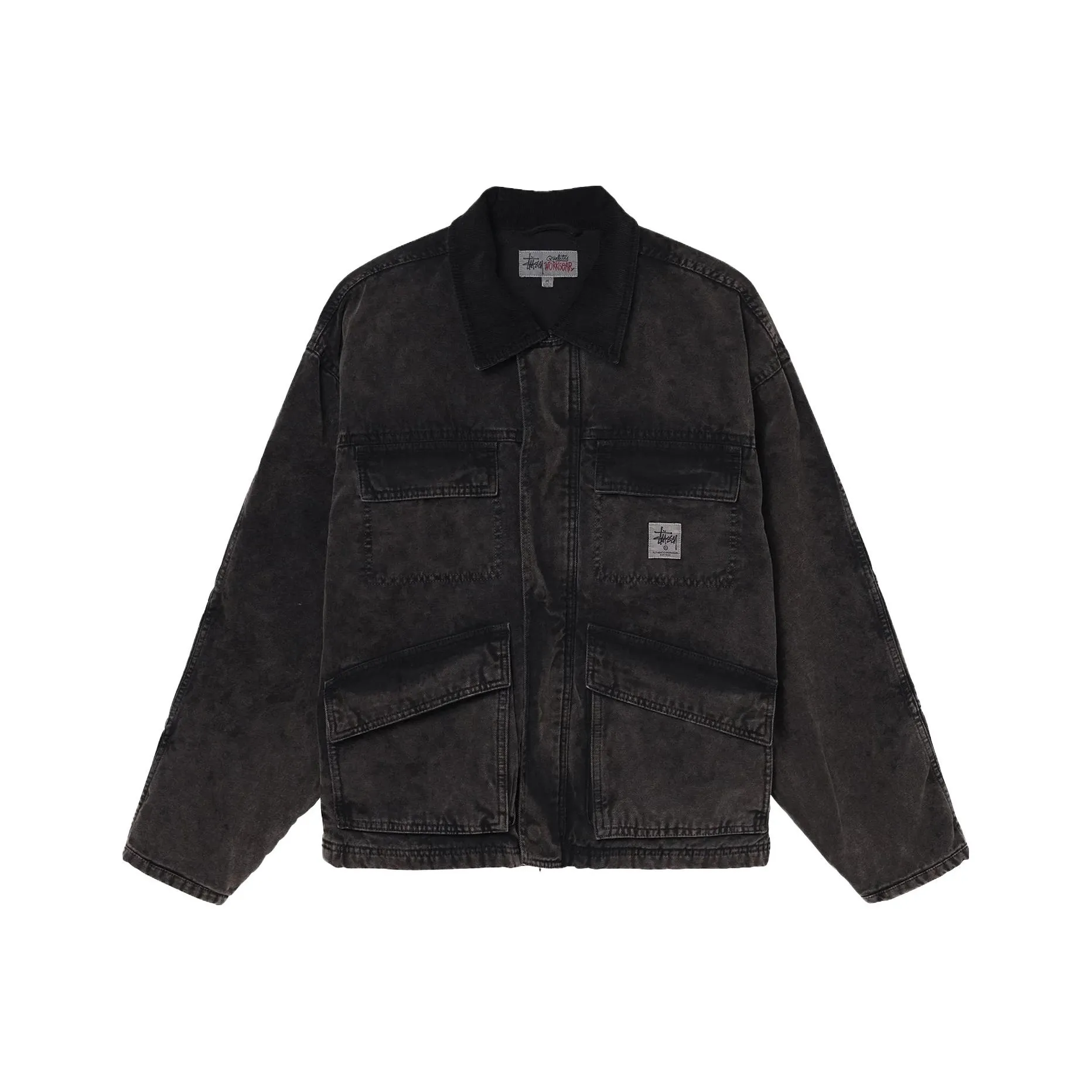 Stussy Distressed Canvas Shop Jacket